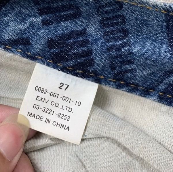 Japanese Brand Vintage Co and Lu All Over Print Jeans Size US 32 / EU 48 - 7 Thumbnail