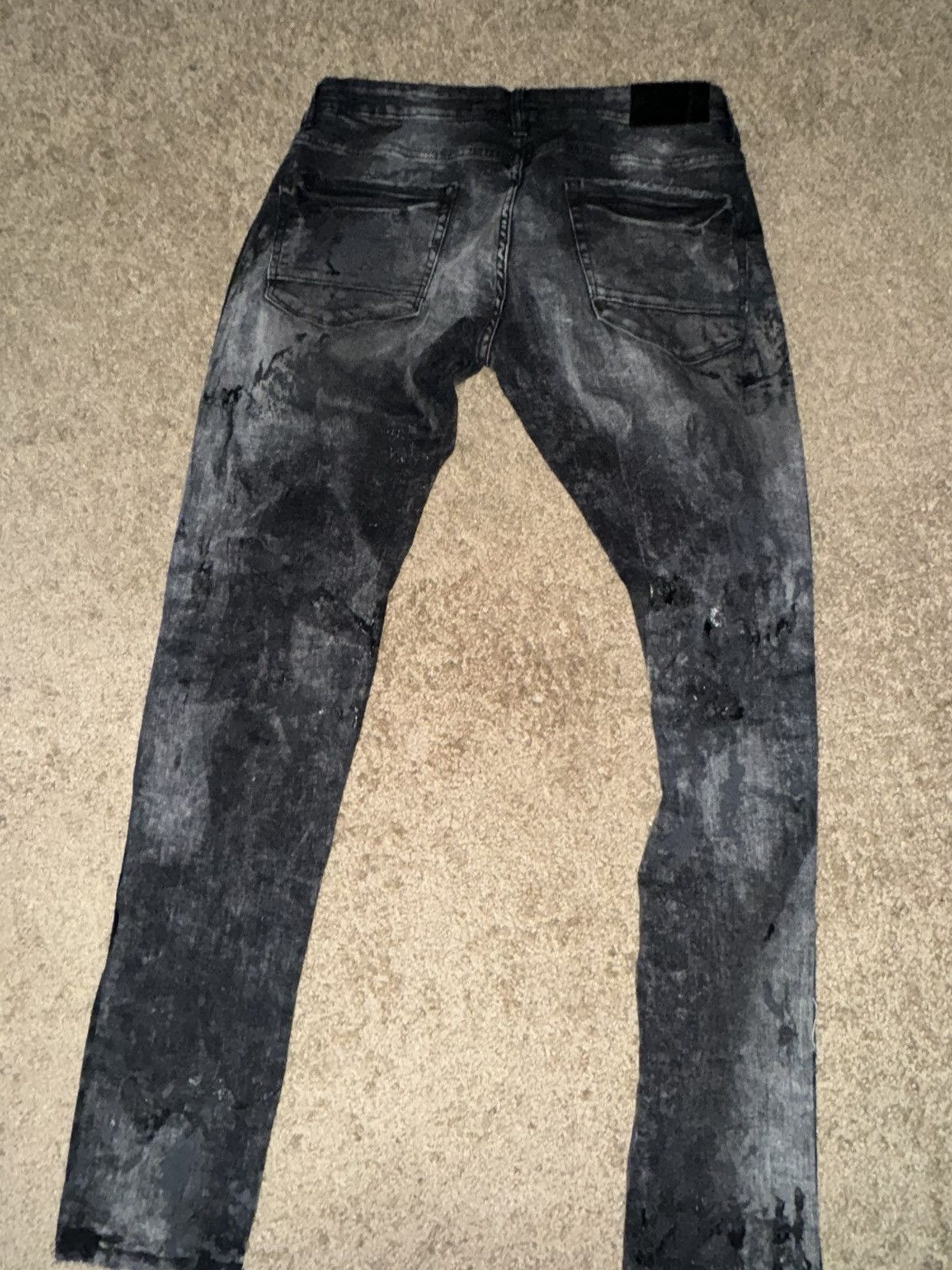 Jordan Craig Black Rhinestone Denim Size US 33 - 3 Thumbnail
