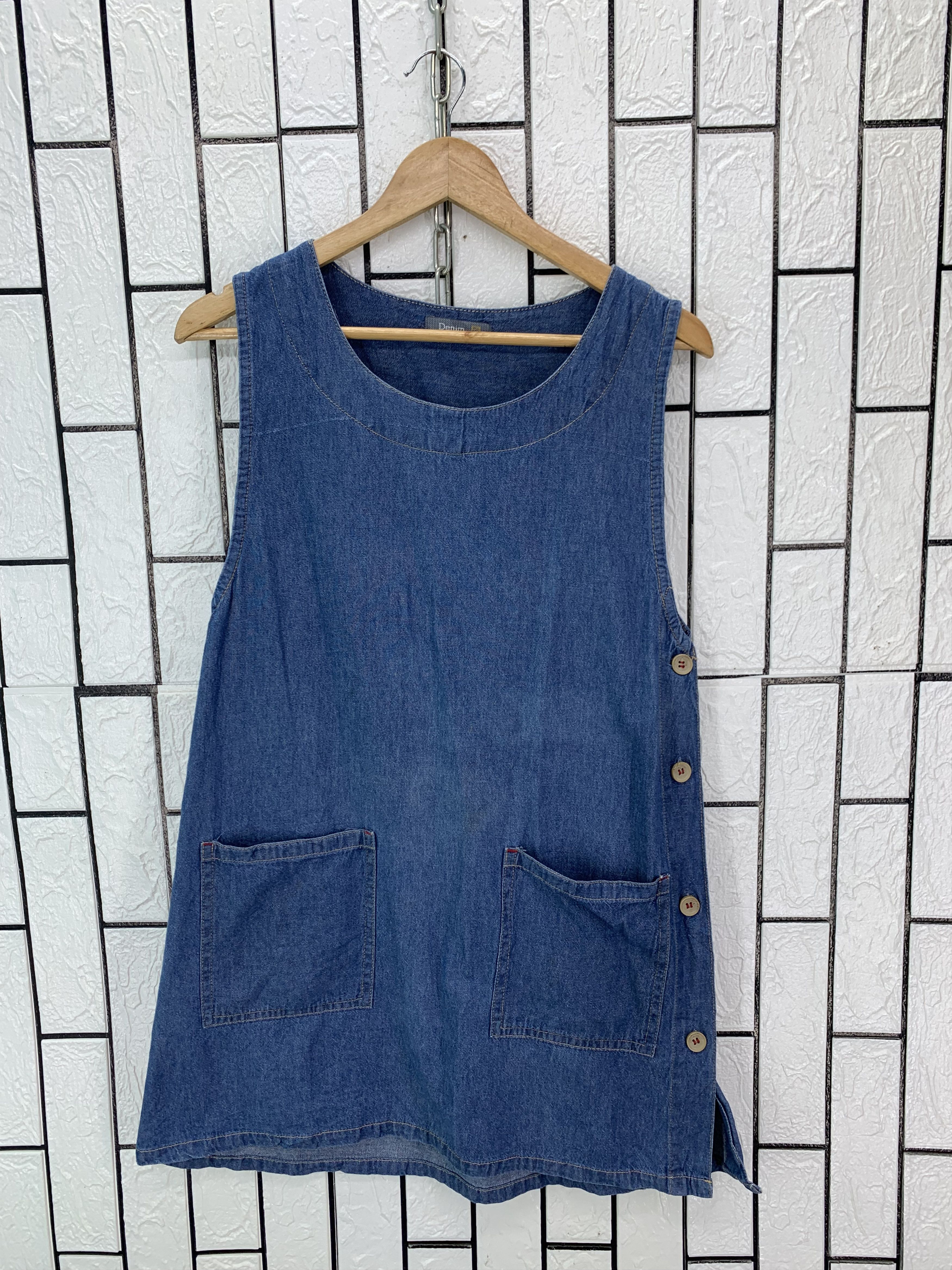 Japanese Brand Denim dress Size M / US 6-8 / IT 42-44 - 1 Thumbnail