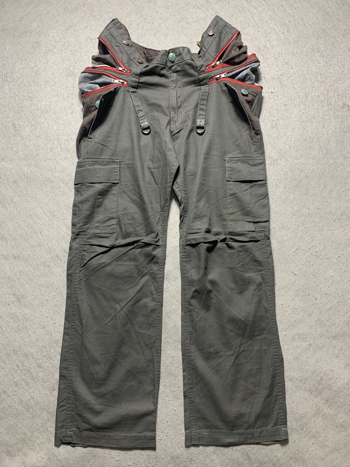 Number (N)ine Japanesene Brand BreathMint Multipocket Bondage Cargo Pant Size US 37 - 1 Thumbnail