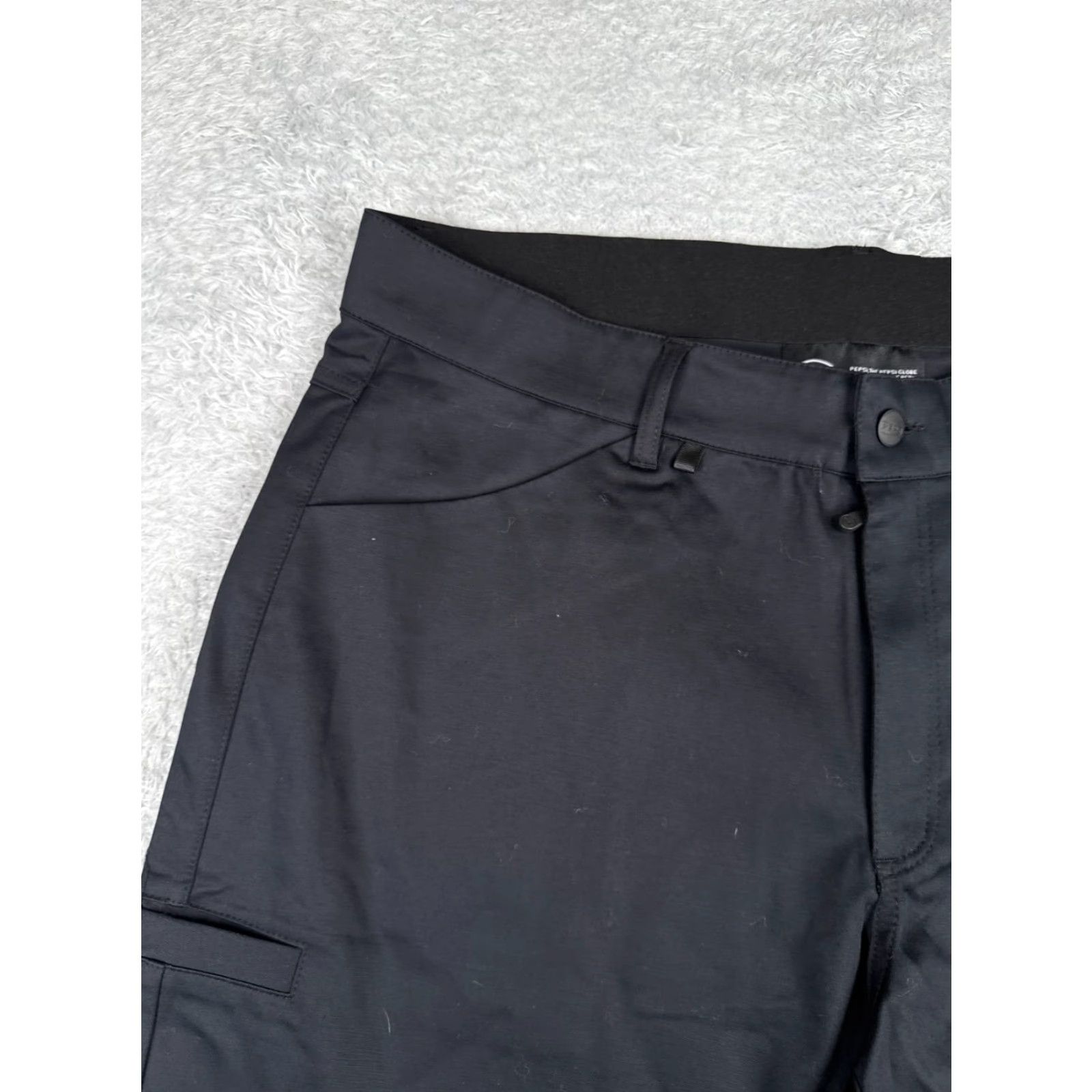 Vintage Pepsi PM-SHORT Workwear Shorts Adult 38 Men Black Cotton 10 Ins Blue Stripe Size US 38 / EU 54 - 4 Thumbnail