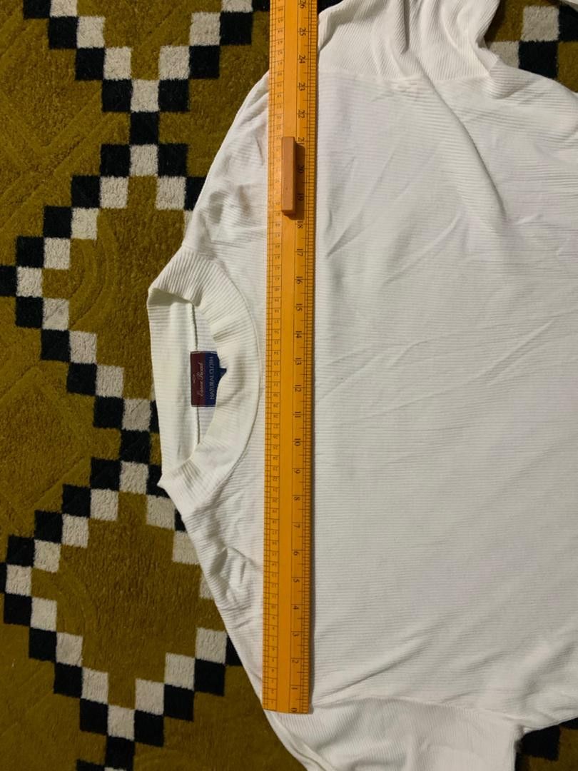 Vintage e31 vintage 🔥Vintage 90s EsseXroad white knit long sleeve Size US L / EU 52-54 / 3 - 6 Thumbnail