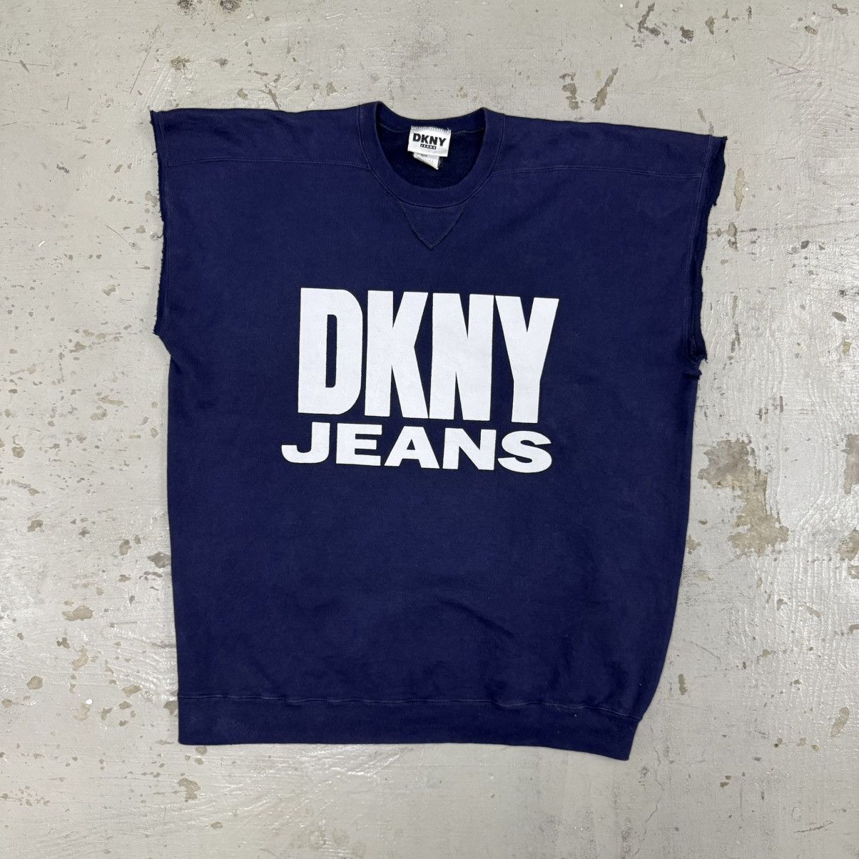 DKNY Vintage Donna Karan Rework Muscle Tank Top Size US XL / EU 56 / 4 - 1 Thumbnail