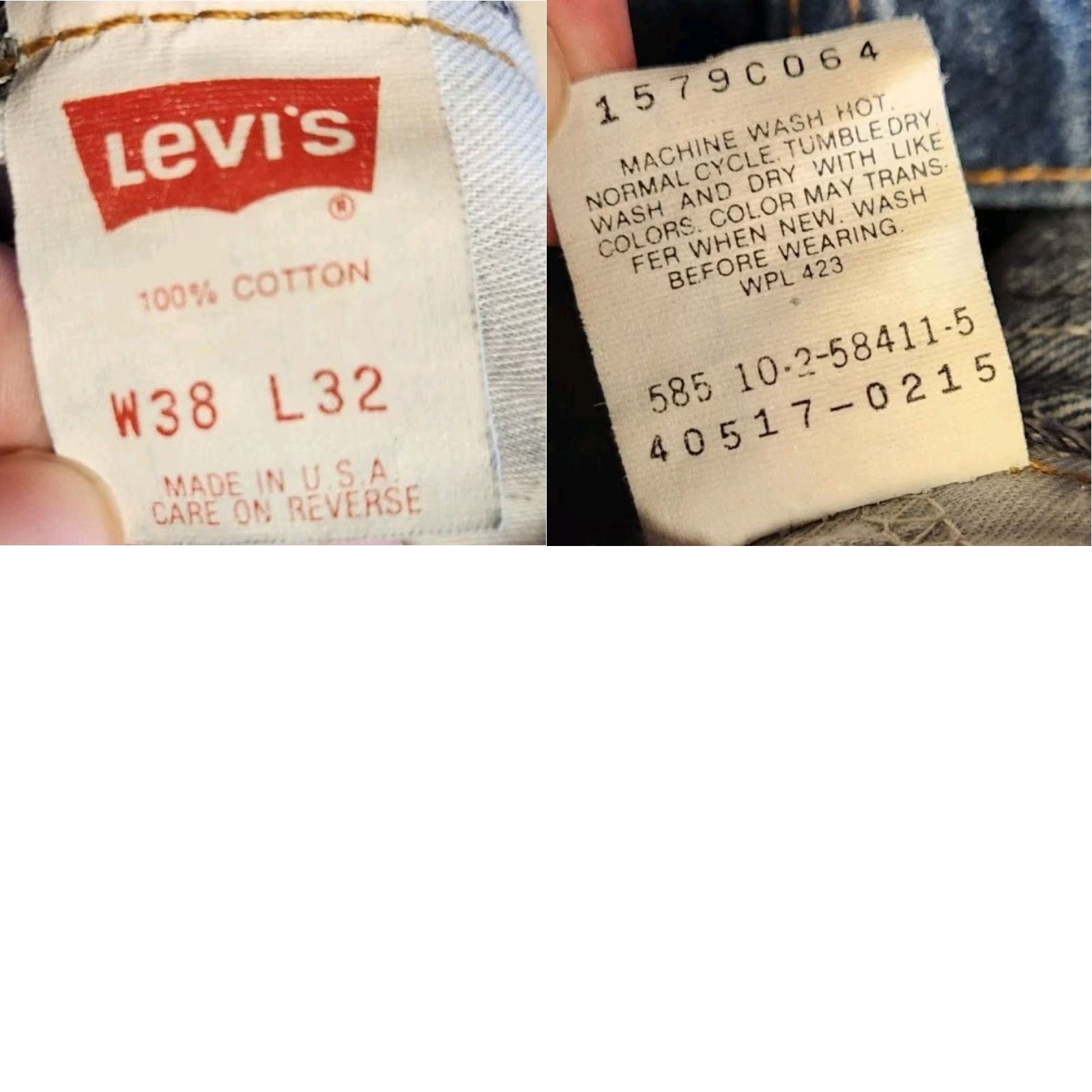 Levi's VINTAGE Levi's 517 Jeans Men Bootcut 38x32 Blue USA MADE 40517-0215 Size US 38 / EU 54 - 8 Thumbnail