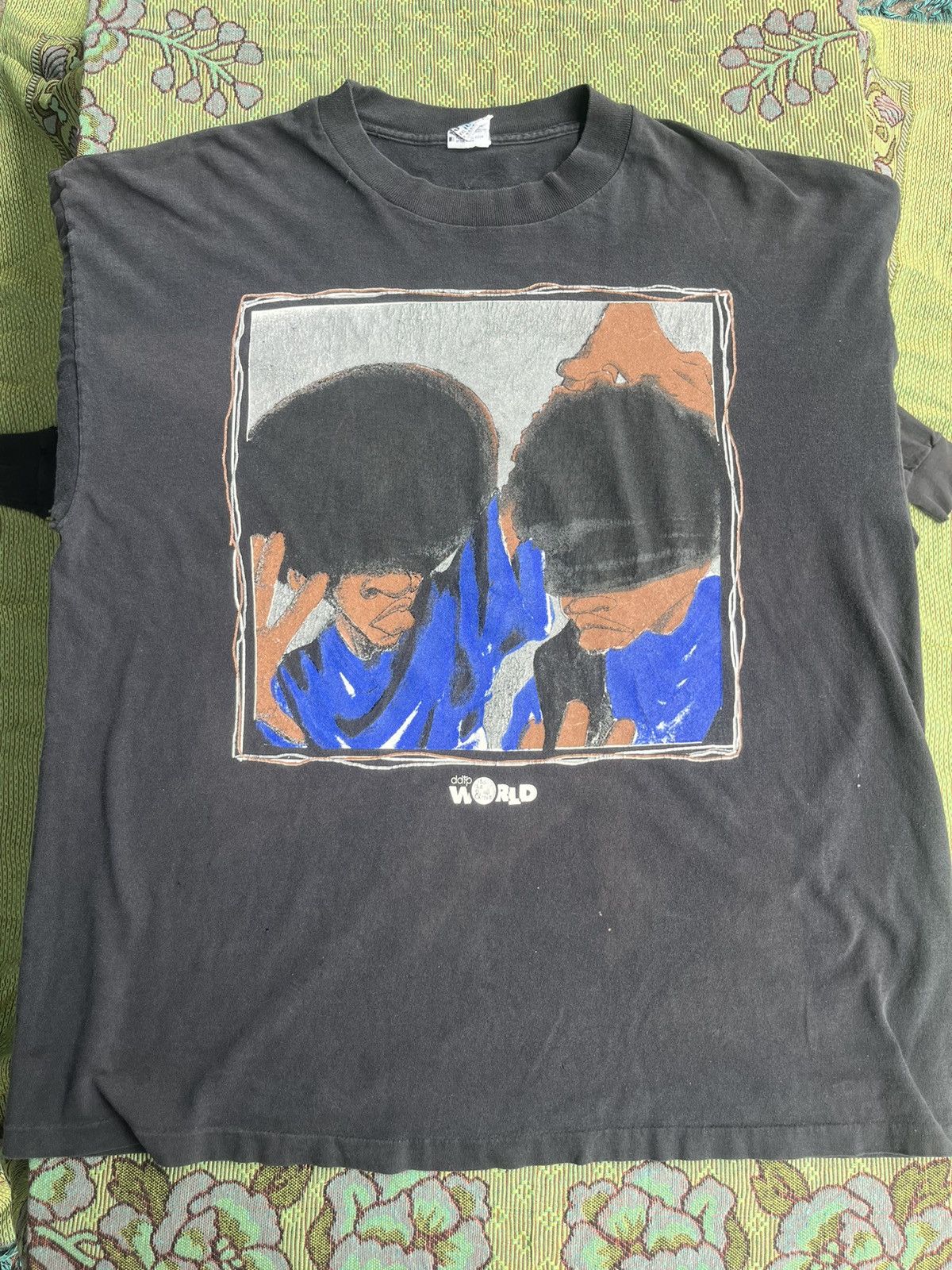 Rap Tees Vintage DJ RAP ddtp WORLD Collection 90’s Long Sleeve Shirt Size US XXL / EU 58 / 5 - 4 Thumbnail
