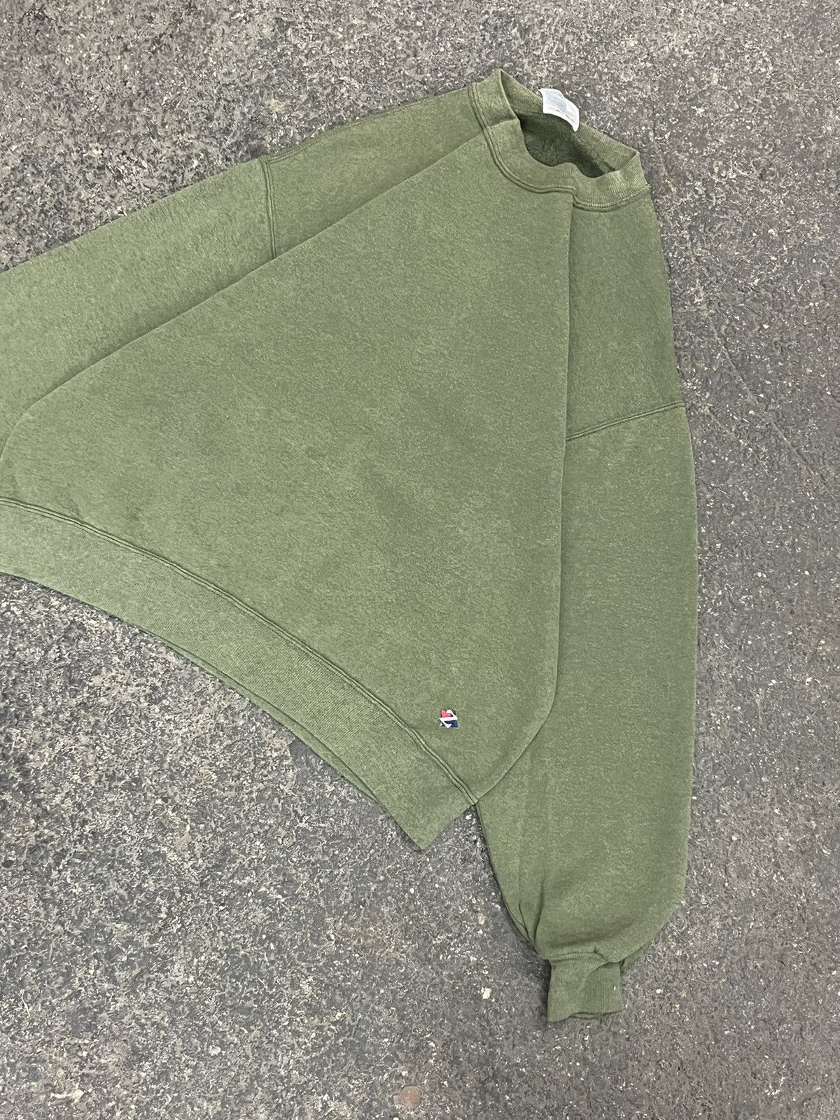 Russell Athletic × Vintage Earth tone green blank sweatshirt russell hype boxy skater Size US L / EU 52-54 / 3 - 3 Thumbnail