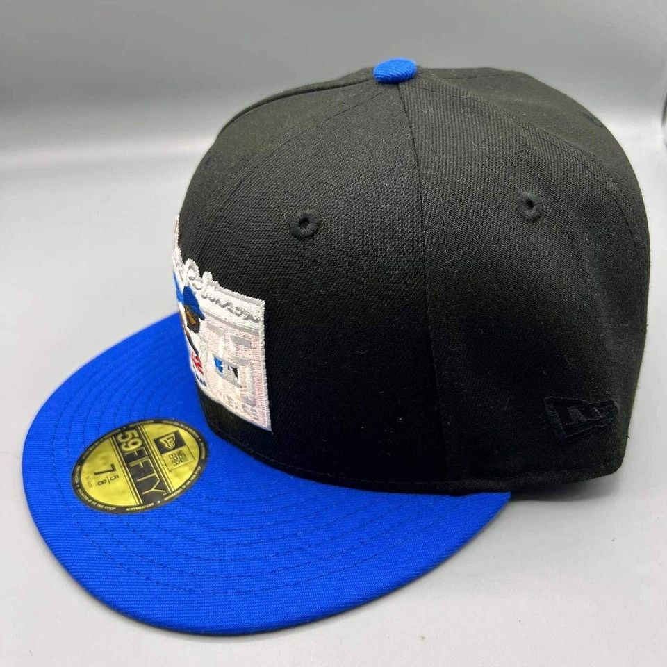 New Era Brooklyn Dodgers Hat Men 7 5/8 Jackie Robinson MLB Fitted Size ONE SIZE - 4 Thumbnail