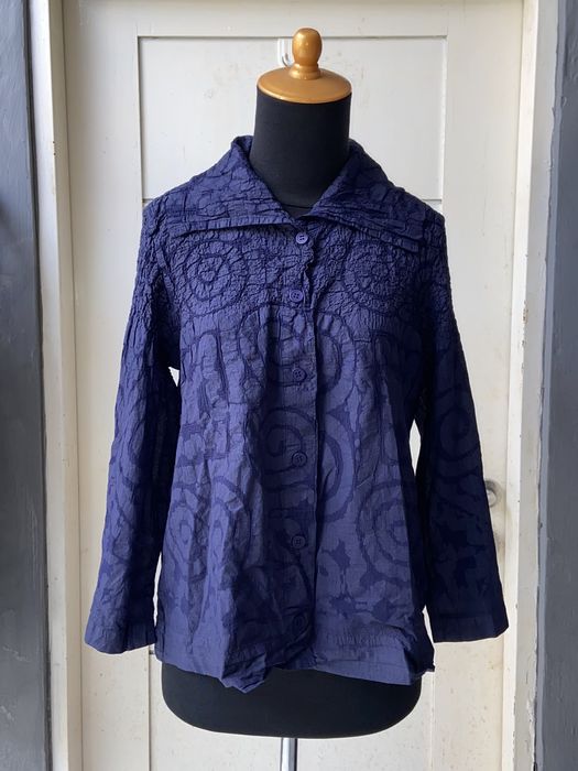Issey Miyake ISSEY MIYAKE ME Purple Patterned Shirt | Grailed