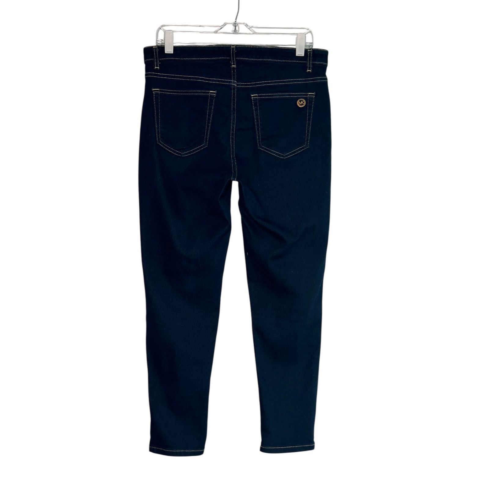 Michael Kors Michael Kors dark wash blue cropped skinny jeans size 10 Size 32" / US 10 / IT 46 - 7 Thumbnail
