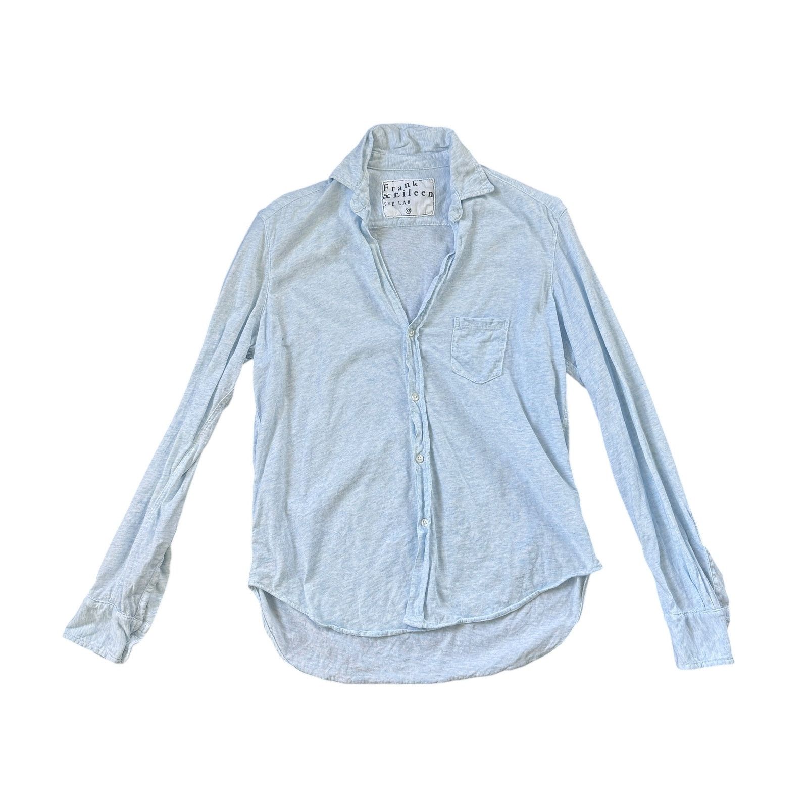 Frank & Eileen Frank & Eileen Tee Lab Essentials Jersey Button Down Shirt Size XS / US 0-2 / IT 36-38 - 2 Thumbnail