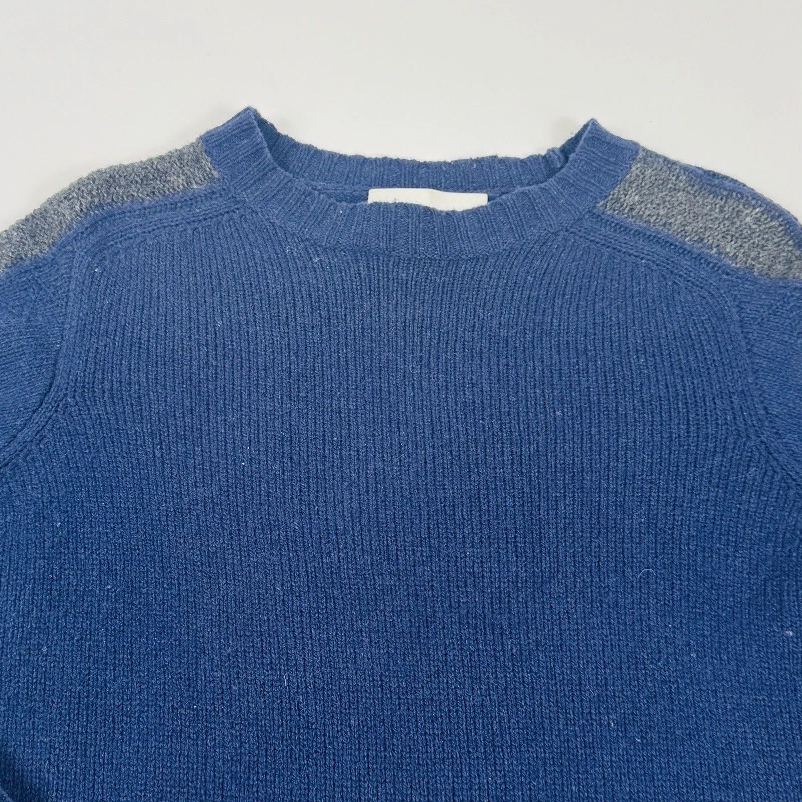Random Identities KN-29 Wool Sweater Mens M Navy Gray Designed Berlin Size US M / EU 48-50 / 2 - 5 Thumbnail