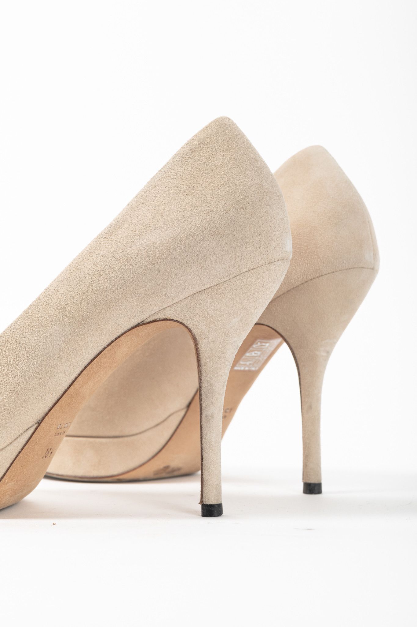 Gucci Gucci Sable Kid Scamosciato Platform Pumps Size US 8 / IT 38 - 8 Thumbnail