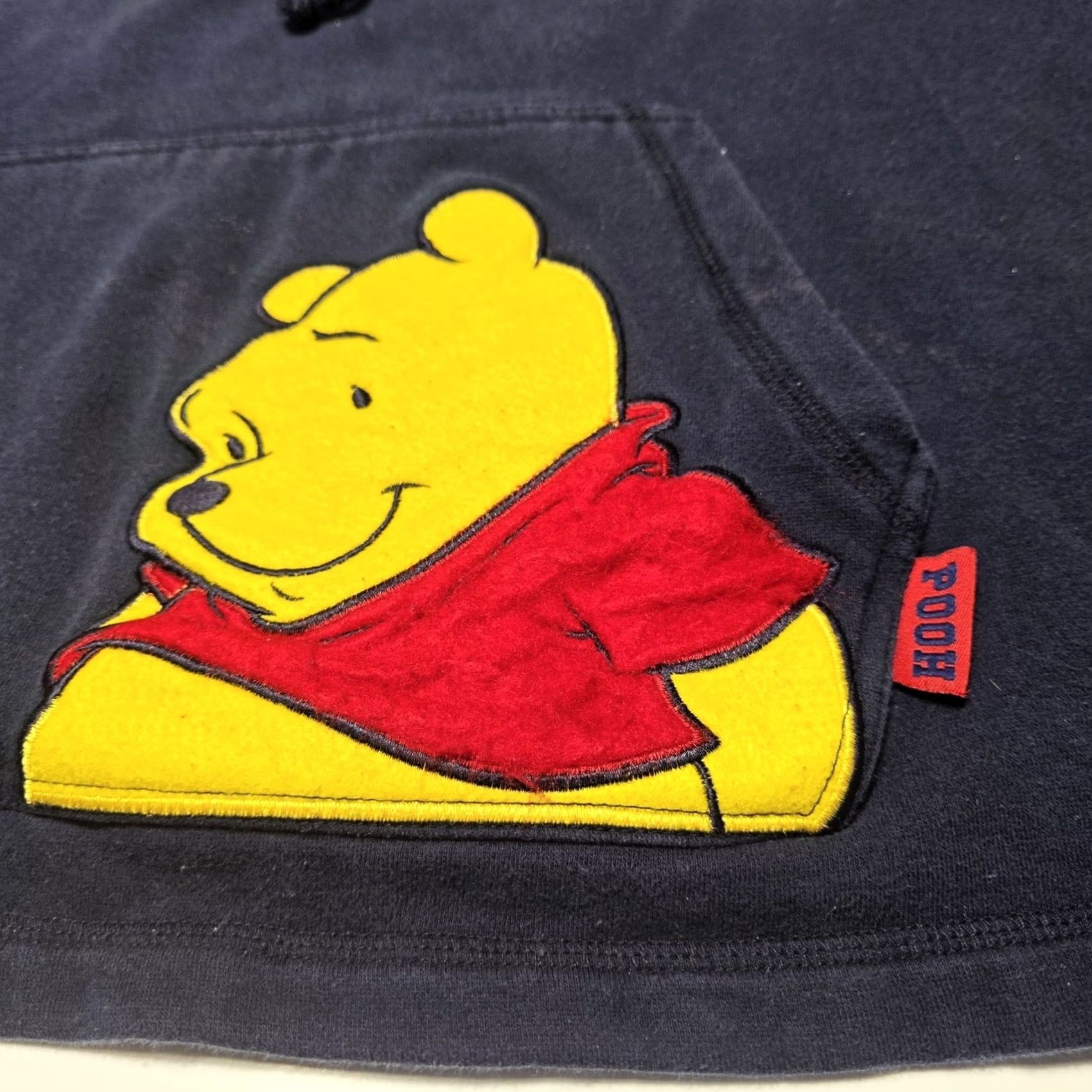 Disney VINTAGE Disney Winnie The Pooh Hoodie Women’s Large Blue Long Sleeve Pocket Y2k Size L / US 10 / IT 46 - 2 Thumbnail