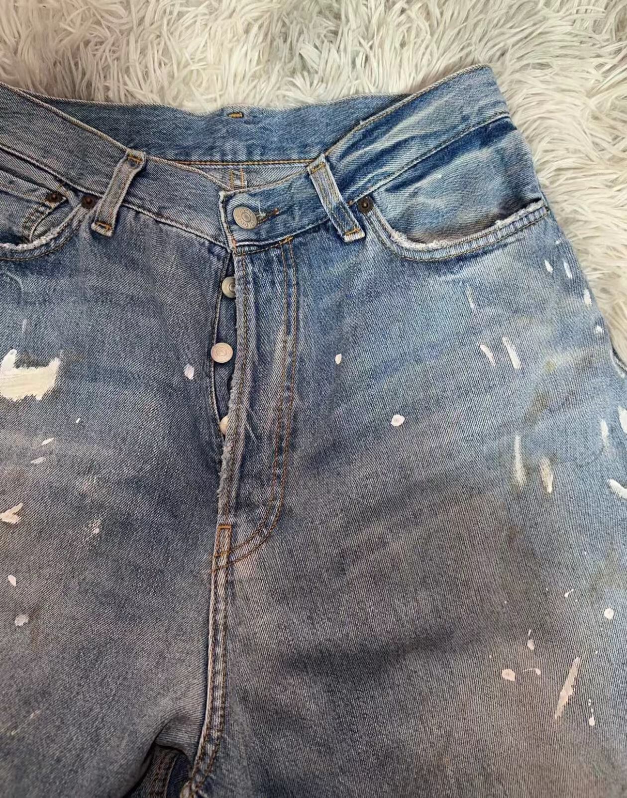 Acne Studios acne studios Blue ink mud dyed jeans 2412-NexTarrow Size US 34 / EU 50 - 3 Thumbnail