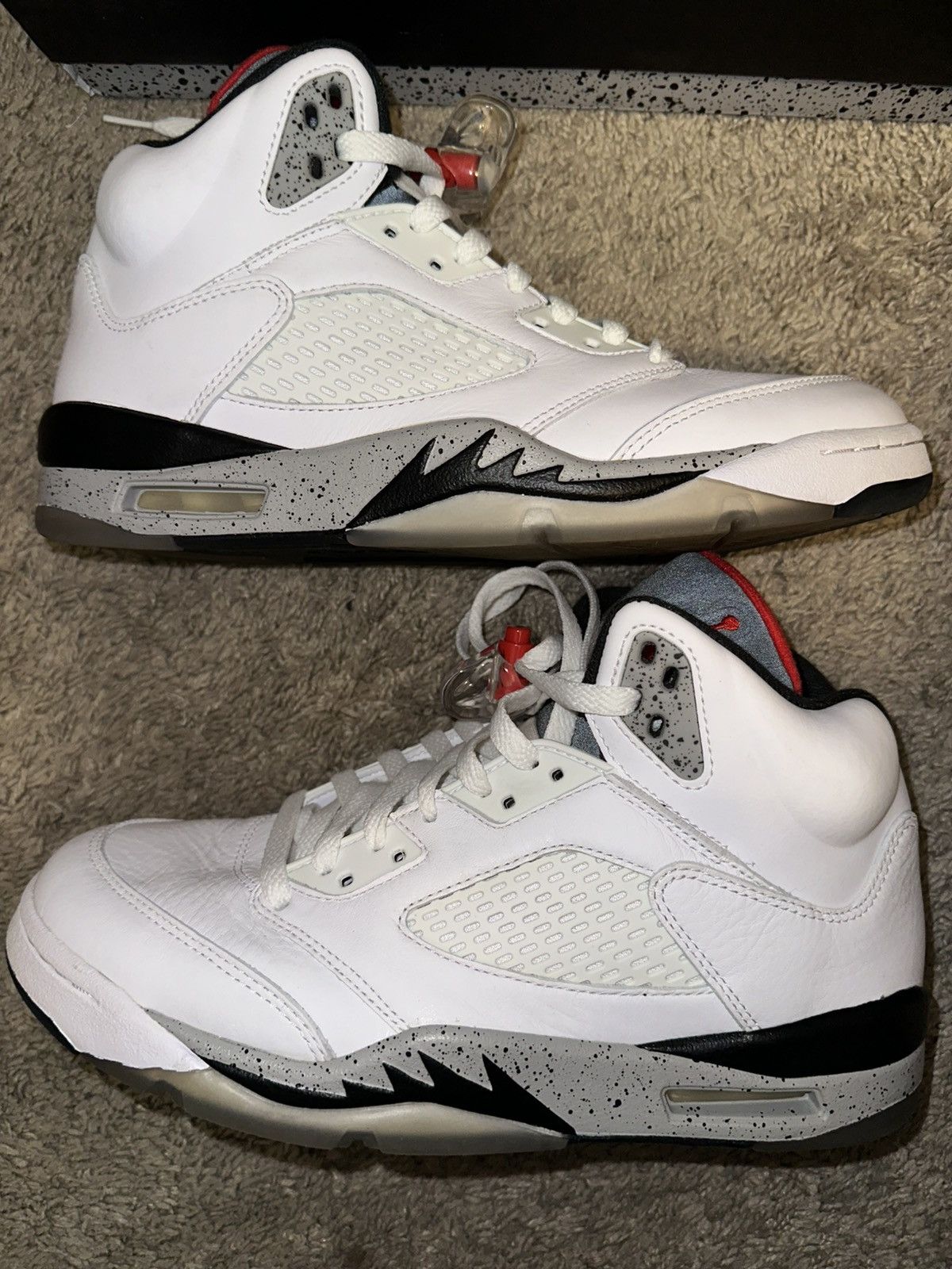 Jordan Brand Jordan 5 Retro White Cement Size US 8.5 / EU 41-42 - 4 Thumbnail