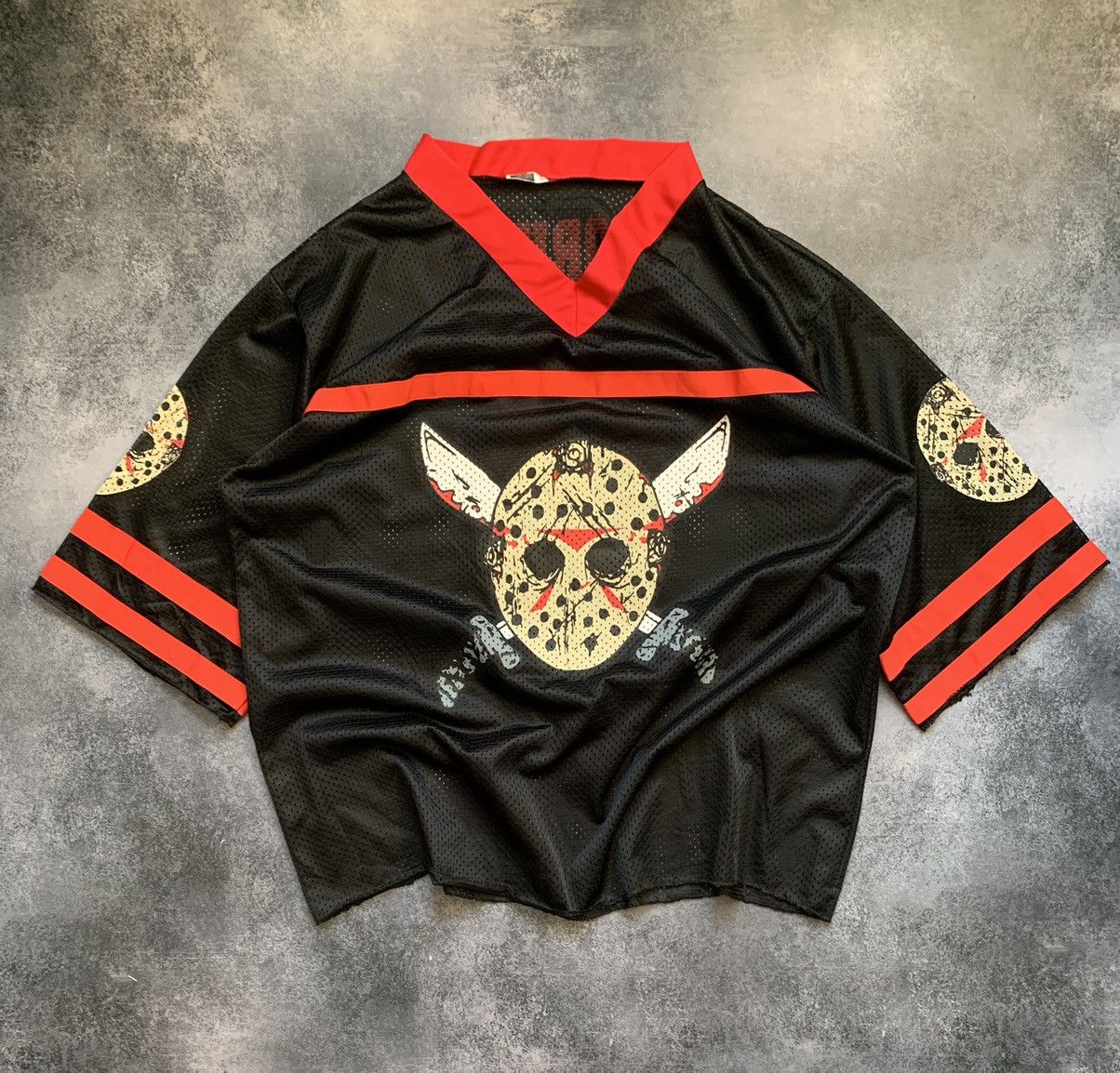 Vintage Jason Vorhees Jersey Friday The 13th Movie Size US XL / EU 56 / 4 - 2 Thumbnail