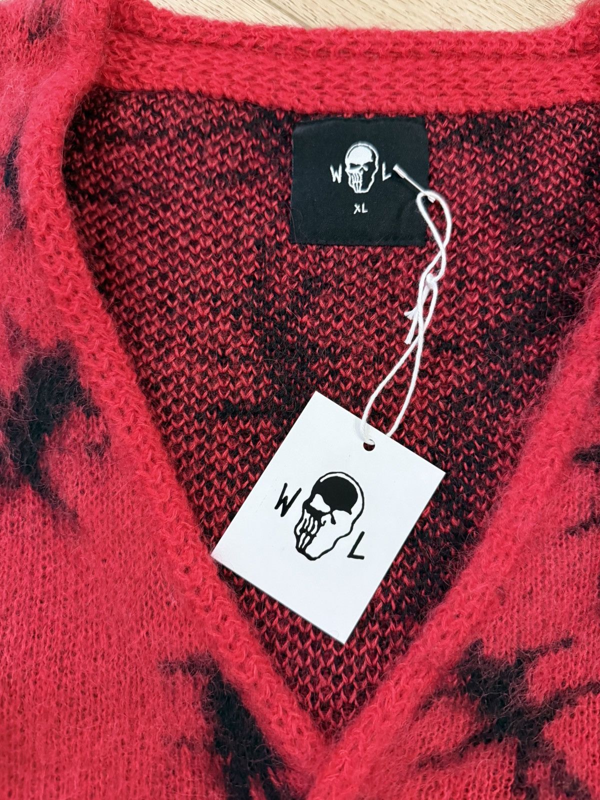 Warren Lotas Warren Lotas Barbed Wire Mohair Blend Cardigan Size XL Size US XL / EU 56 / 4 - 4 Thumbnail