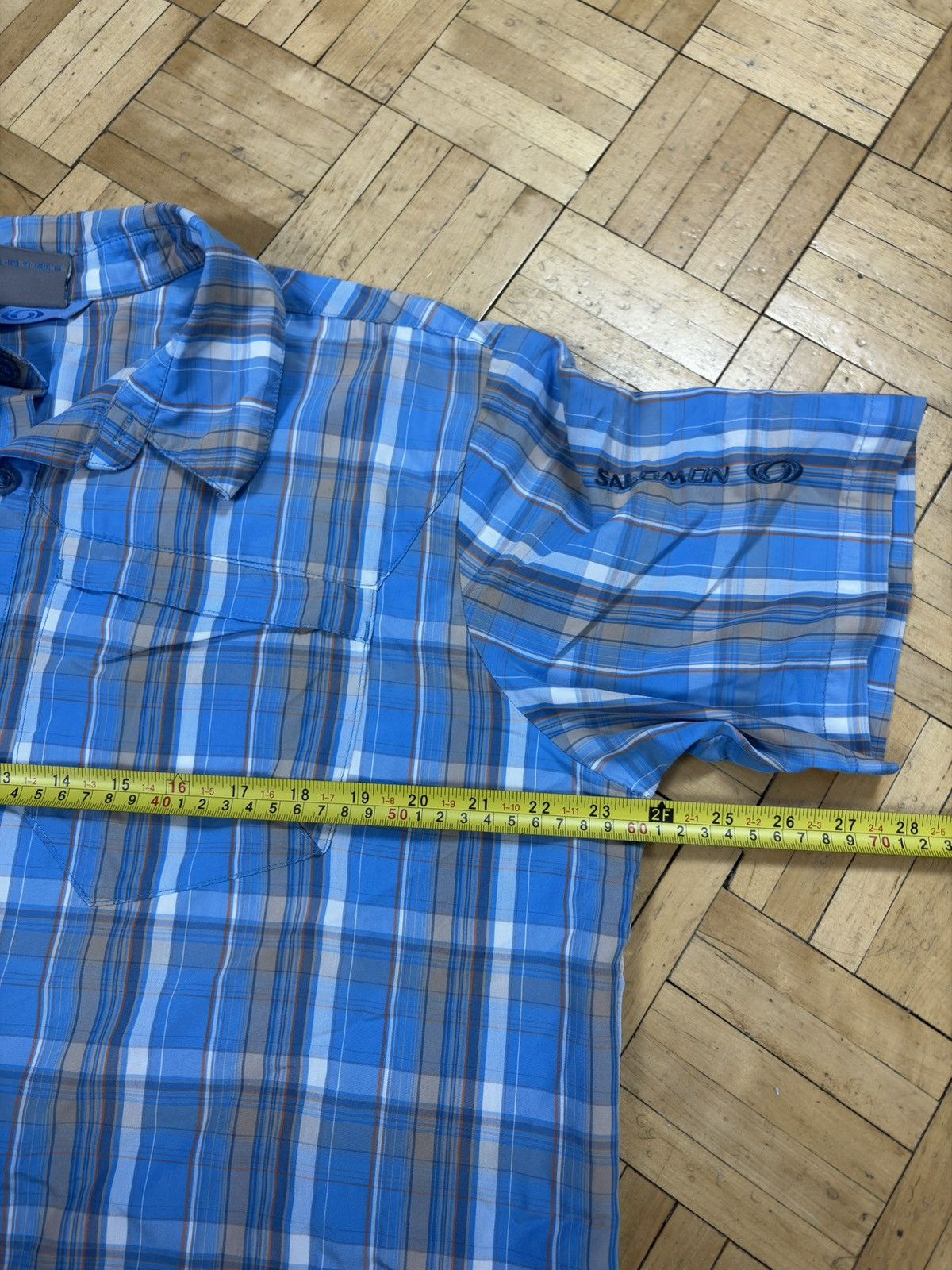 Salomon Salomon Viscose Button Up Checkered Shirt Size US L / EU 52-54 / 3 - 7 Thumbnail