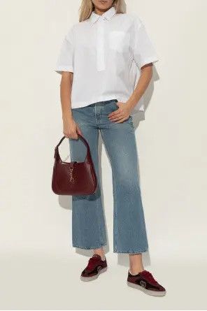 Gucci o1loc1c0326 812656 Women's G75 Sneakers in Burgundy Size US 12 / IT 42 - 6 Thumbnail