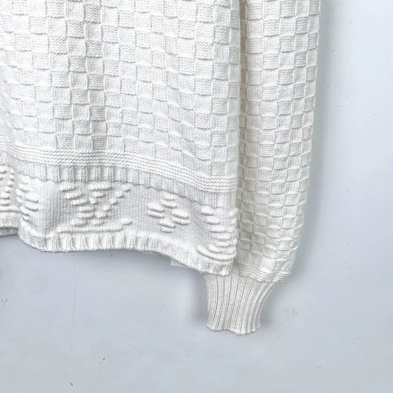 Louis Vuitton Louis Vuitton 23 Long Sleeve Sweater with Checker Lapel in Size US S / EU 44-46 / 1 - 4 Thumbnail
