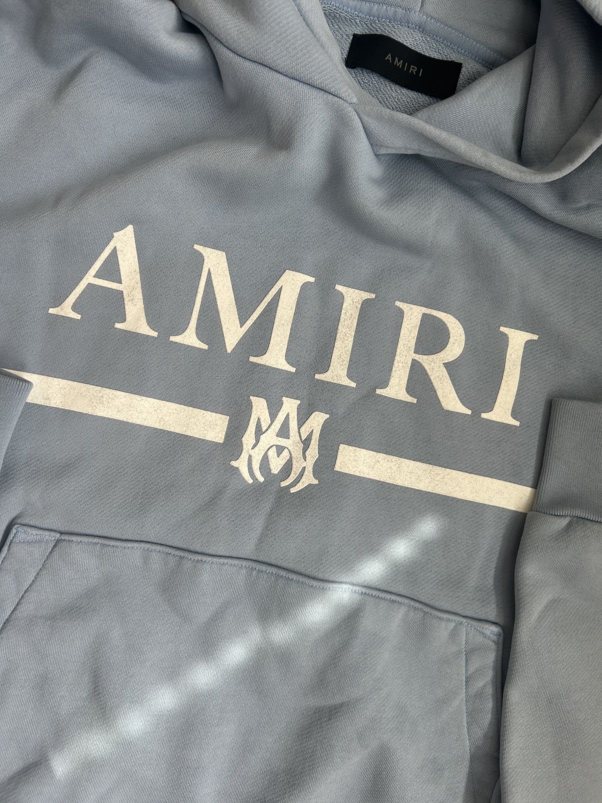 Amiri Amiri light blue hoodie tried on once Size US L / EU 52-54 / 3 - 5 Thumbnail
