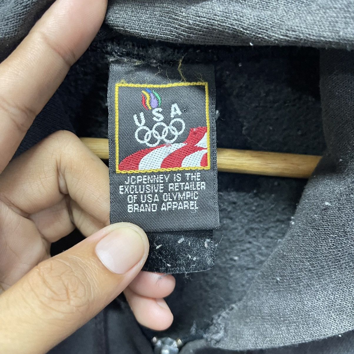 USA Olympics Vintage USA Olympics Zip Hoodie – Oversized Athletic Size US XXL / EU 58 / 5 - 7 Thumbnail