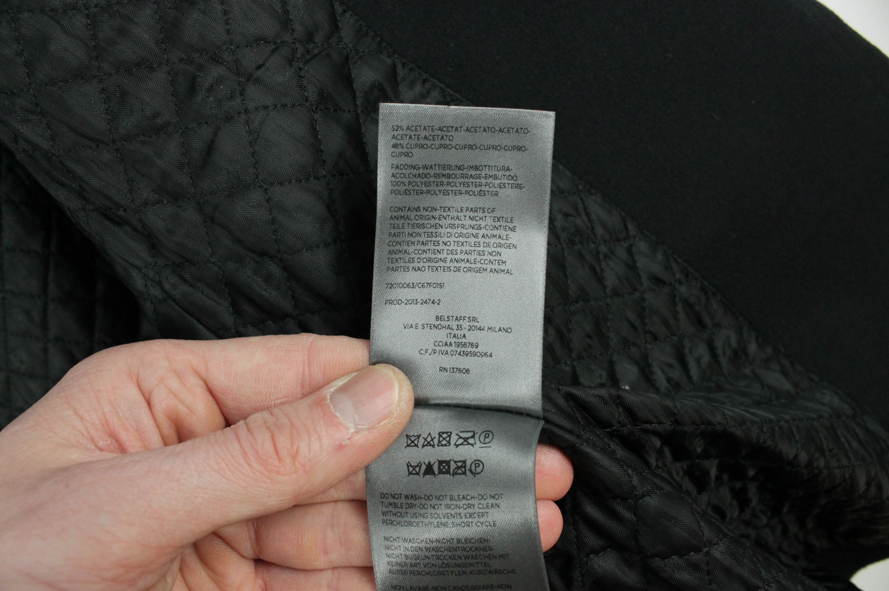 Belstaff Belstaff Women's Croft Wool Cashmere Peacoat in Black Size M / US 6-8 / IT 42-44 - 17 Thumbnail