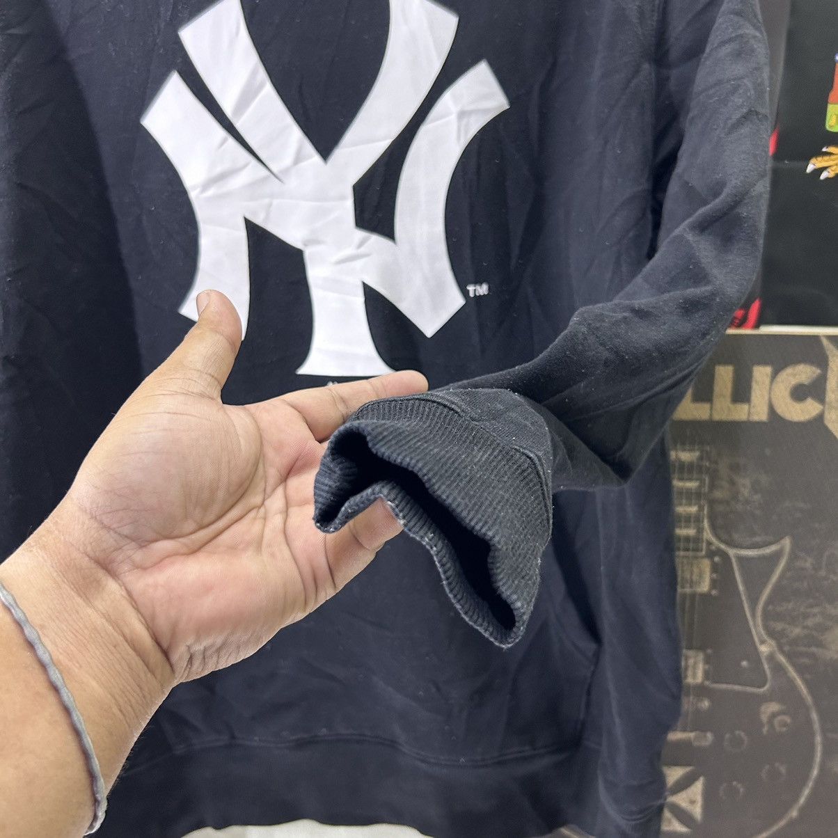 Majestic Vintage Majestic New York Yankees Hoddie Army Size US L / EU 52-54 / 3 - 6 Thumbnail