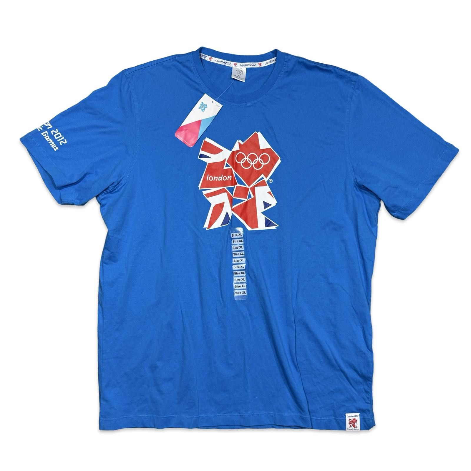 Designer London 2012 Olympics Blue T-Shirt Size US XL / EU 56 / 4 - 1 Thumbnail
