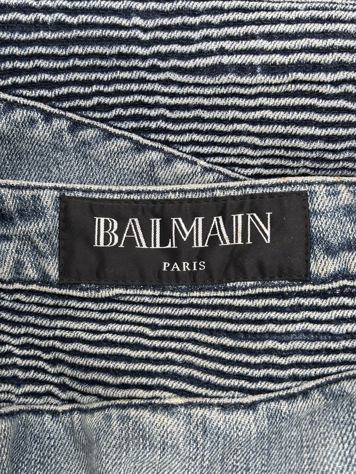 Balmain Biker Denim Jeans Size US 30 / EU 46 - 3 Thumbnail