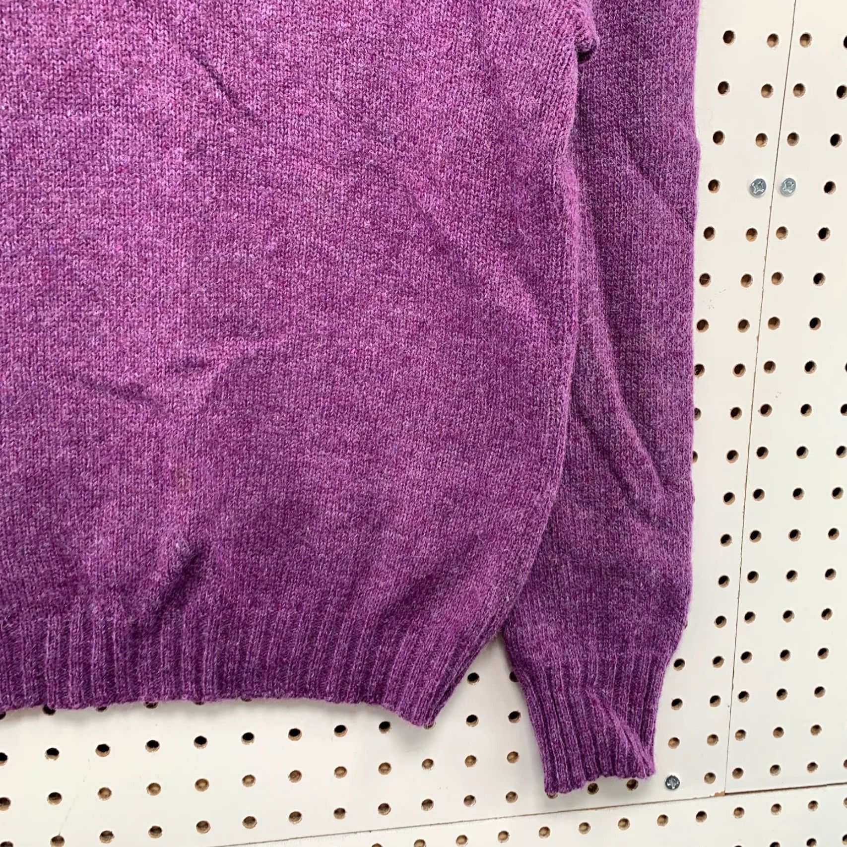 Vintage Vintage Scotch Nap Wool Pullover Sweater Womens Medium Purple Old Colony USA 60s Size M / US 6-8 / IT 42-44 - 6 Thumbnail