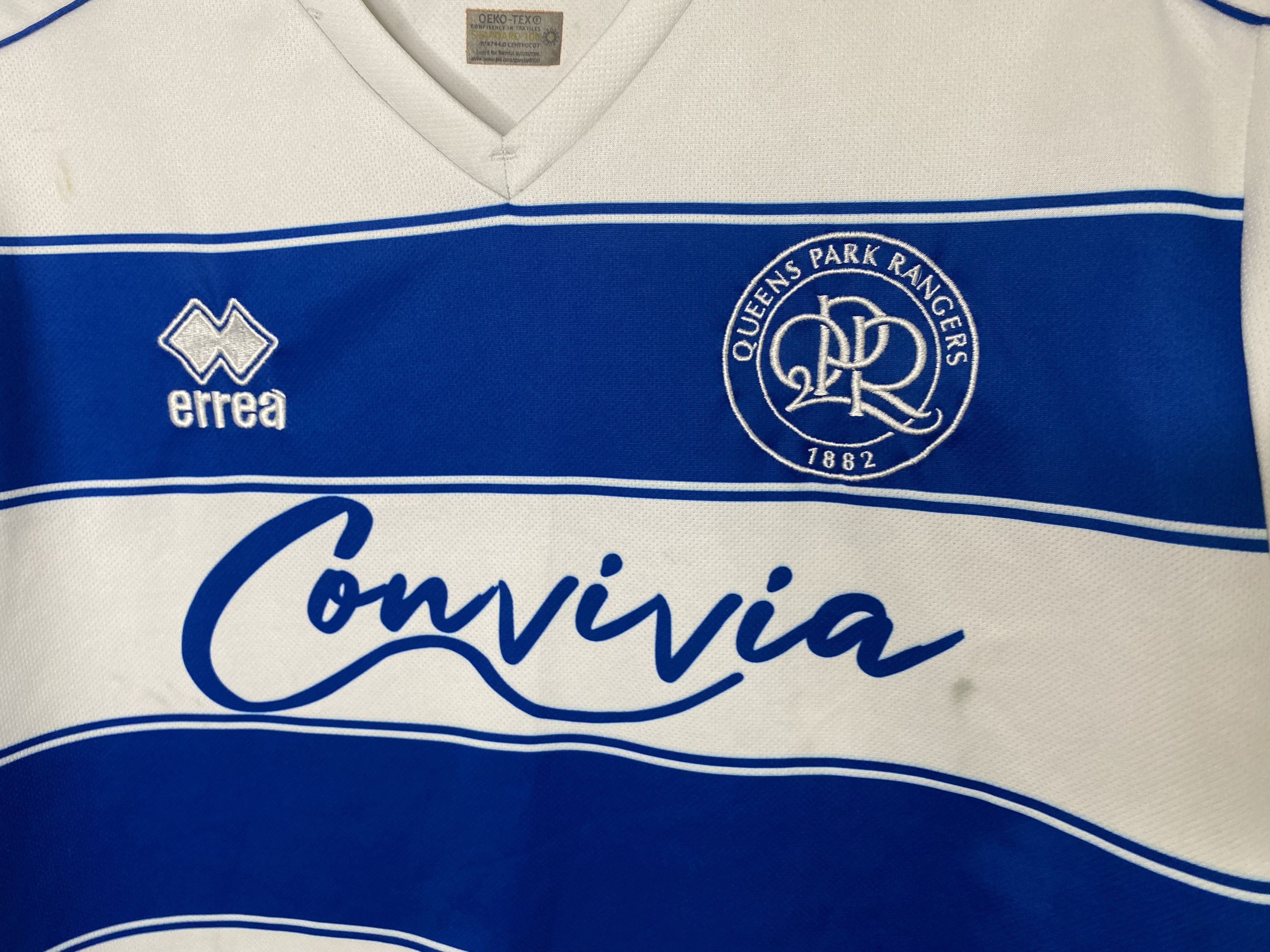 Errea × UEFA QUEENS PARK RANGERS 2023 HOME FOOTBALL SHIRT SOCCER JERSEY Size US L / EU 52-54 / 3 - 4 Thumbnail