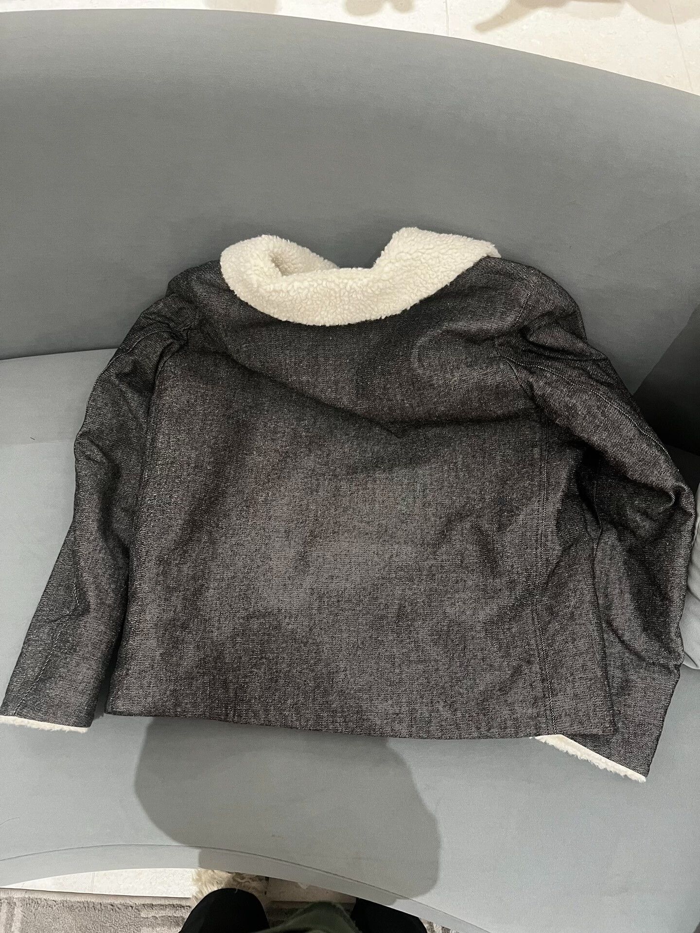 Dior gray dior jacket with shearling collar Size US L / EU 52-54 / 3 - 5 Thumbnail