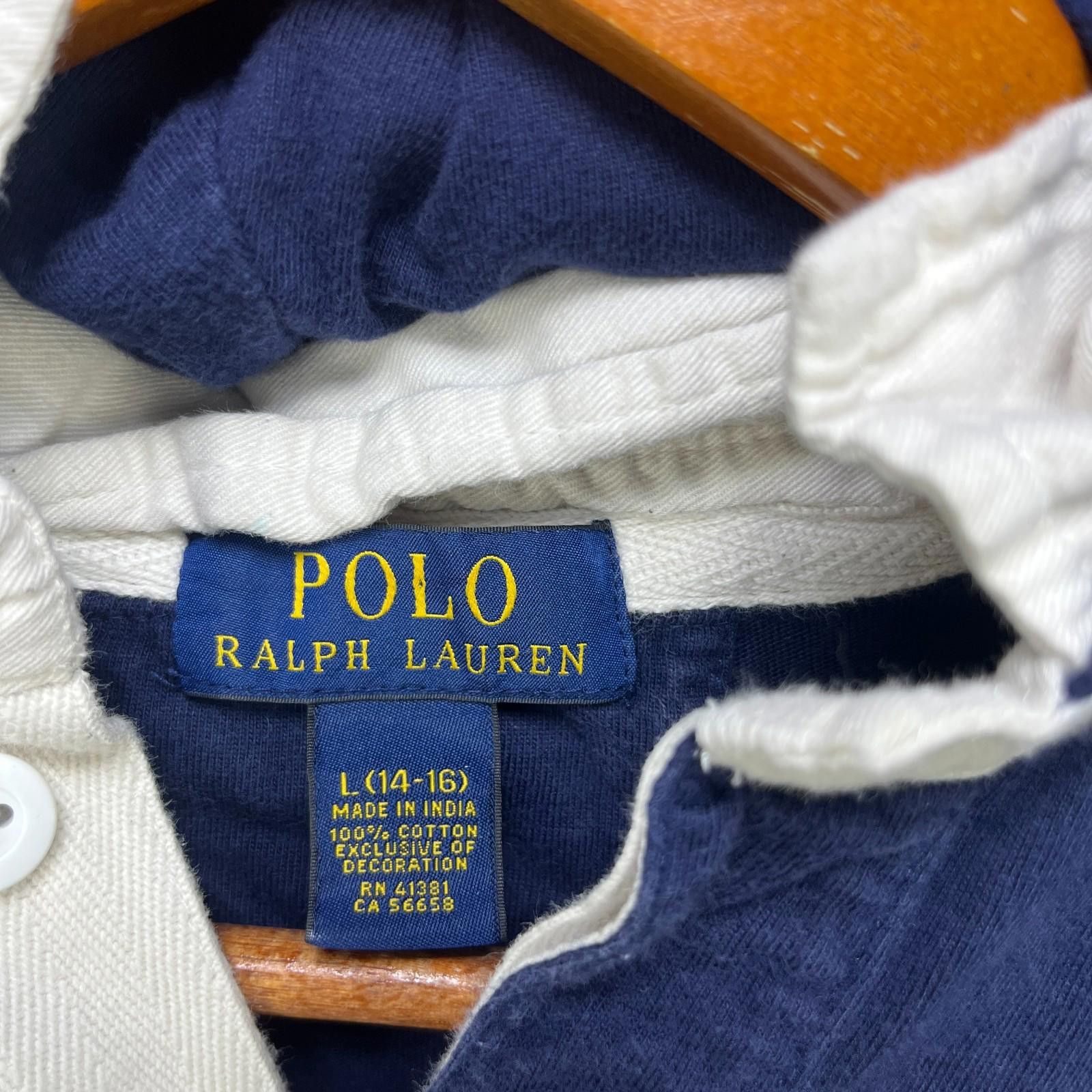 Polo Ralph Lauren Vintage Polo Ralph Lauren Rugby Pony Shirt Youth Large Size US L / EU 52-54 / 3 - 4 Thumbnail