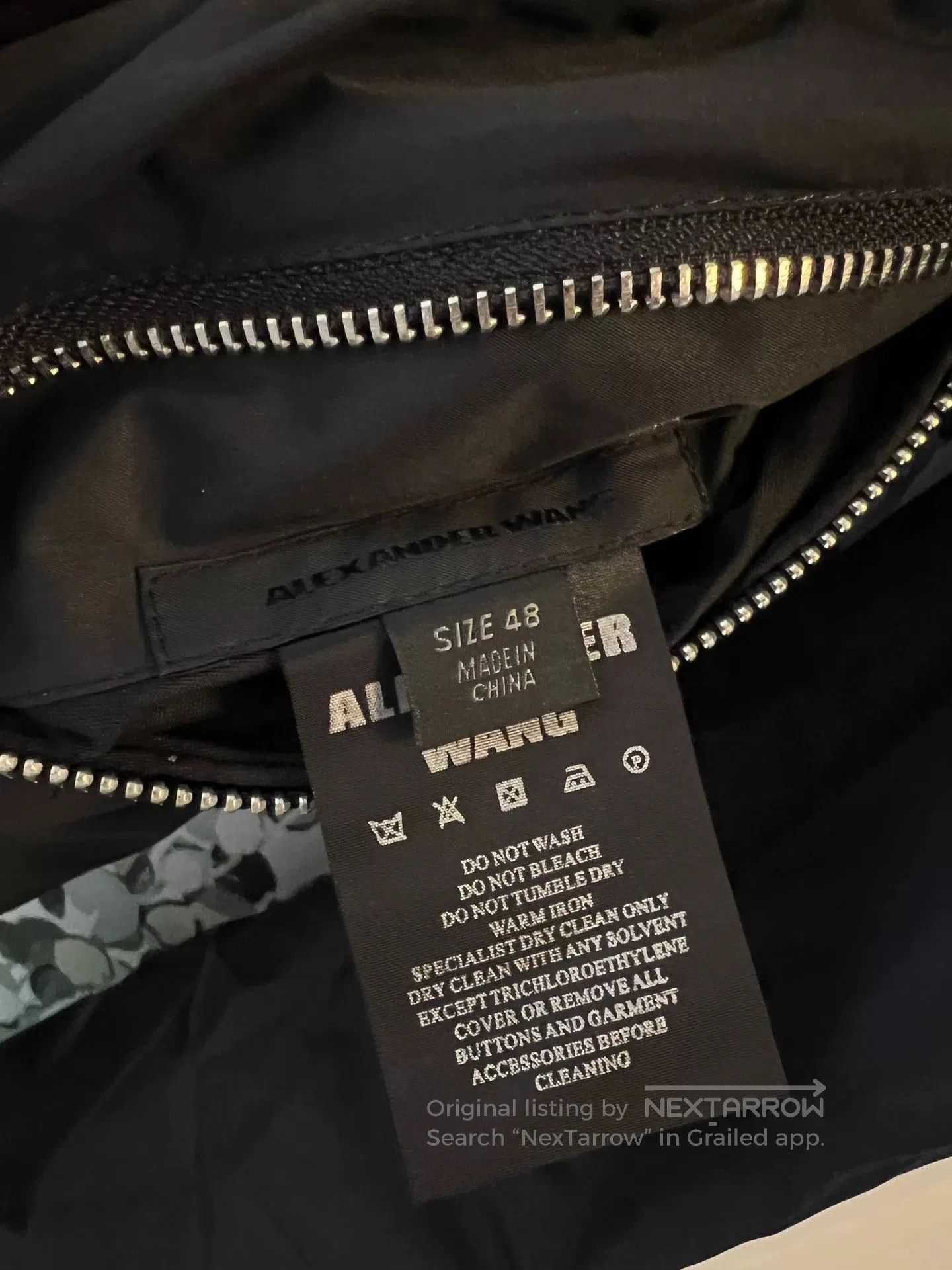 Alexander Wang Alexander Wang Men's Leather Jacket. Size US M / EU 48-50 / 2 - 7 Thumbnail