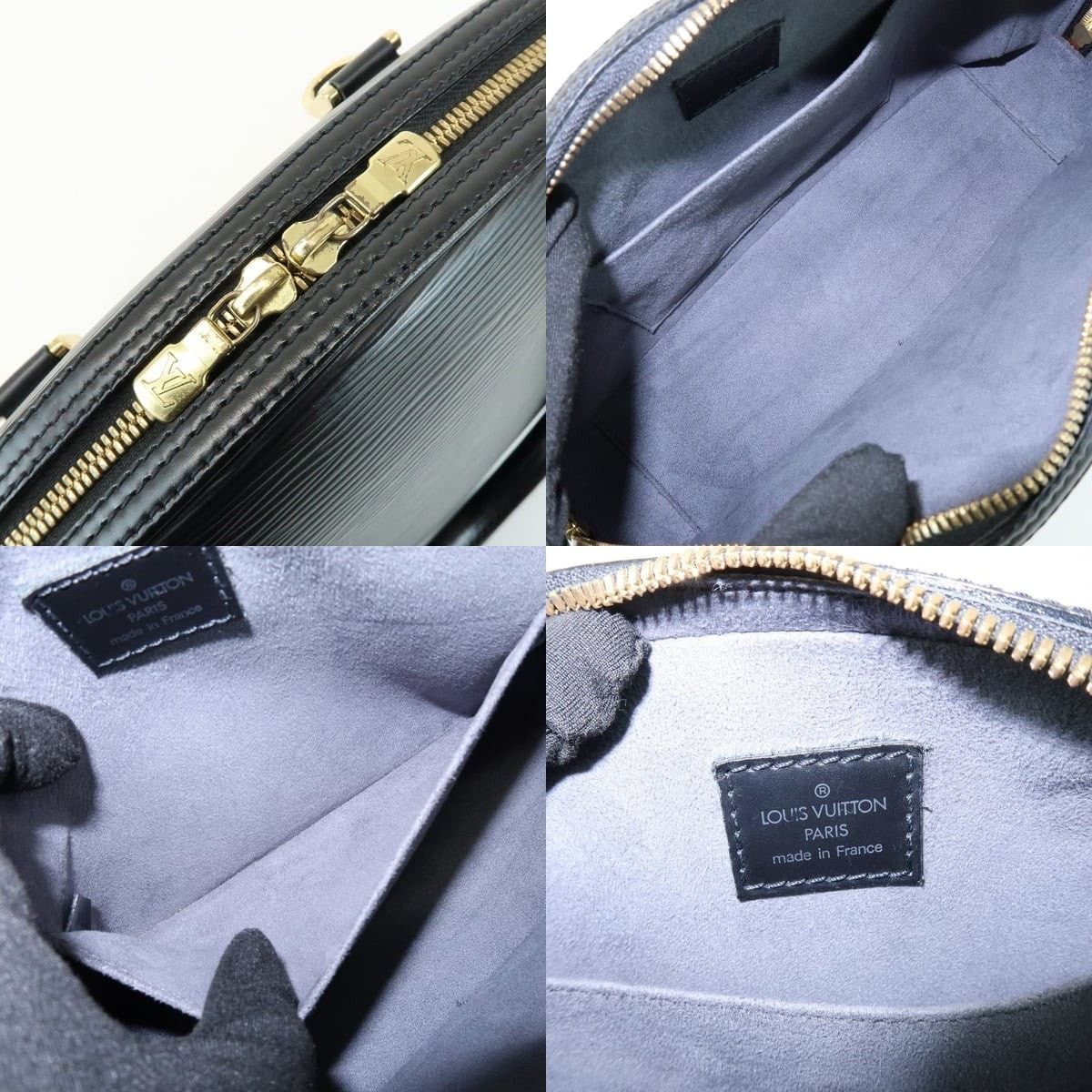 Louis Vuitton Louis Vuitton Epi Jasmine Satchel Leather Black Size ONE SIZE - 7 Thumbnail