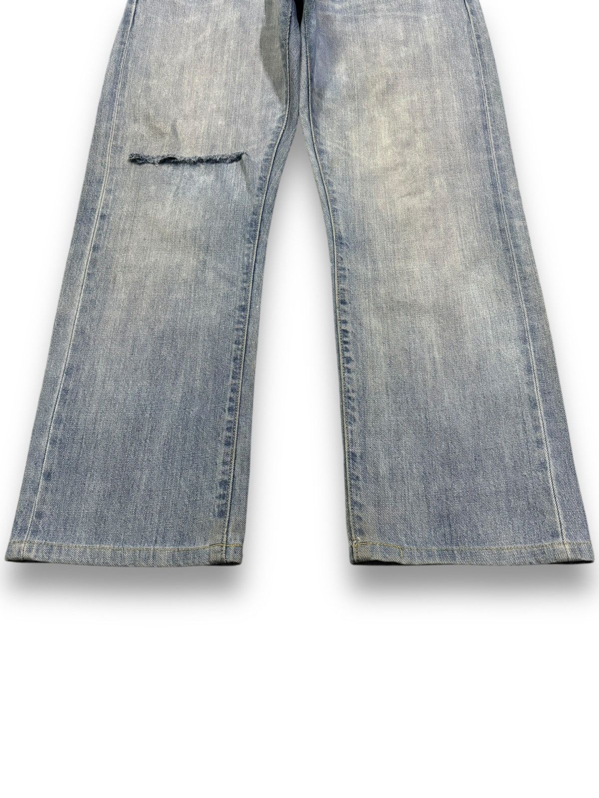 Uniqlo Vintage Uniqlo Selvedge Regular Straight Distressed Jeans Size US 32 / EU 48 - 9 Thumbnail