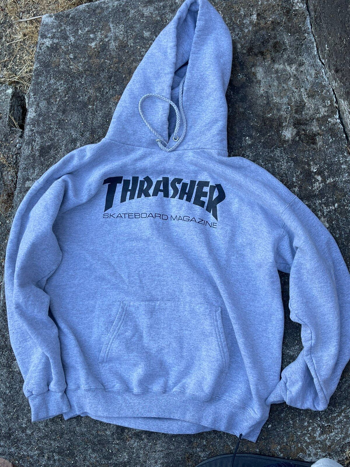 Vintage Thrasher Logo Hoodie Supreme style | Grailed