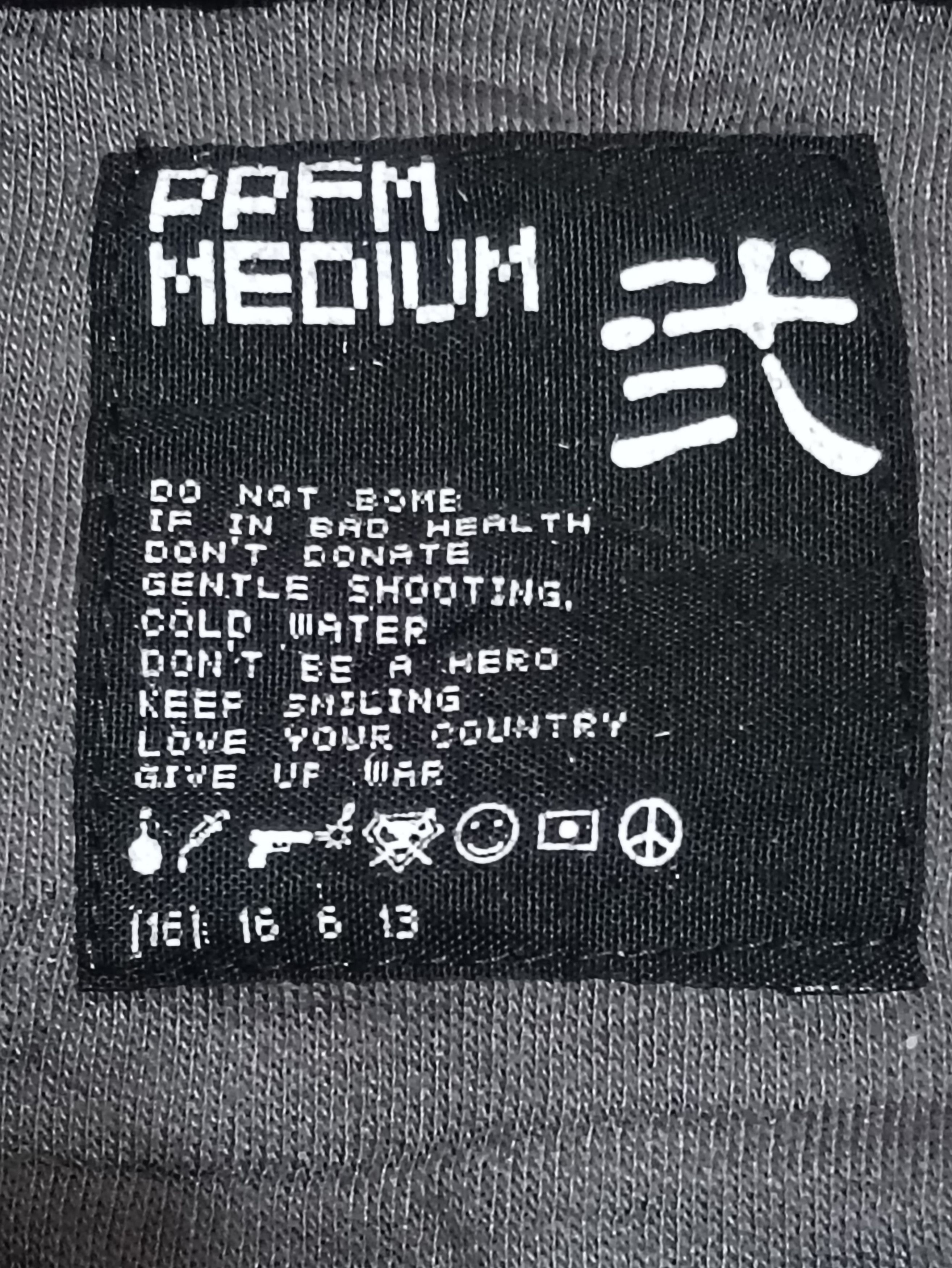 PPFM PPFM ASYMMETRICAL PUNK GOTHIC ZIPPER CARDIGAN SHIRT Size US M / EU 48-50 / 2 - 9 Thumbnail