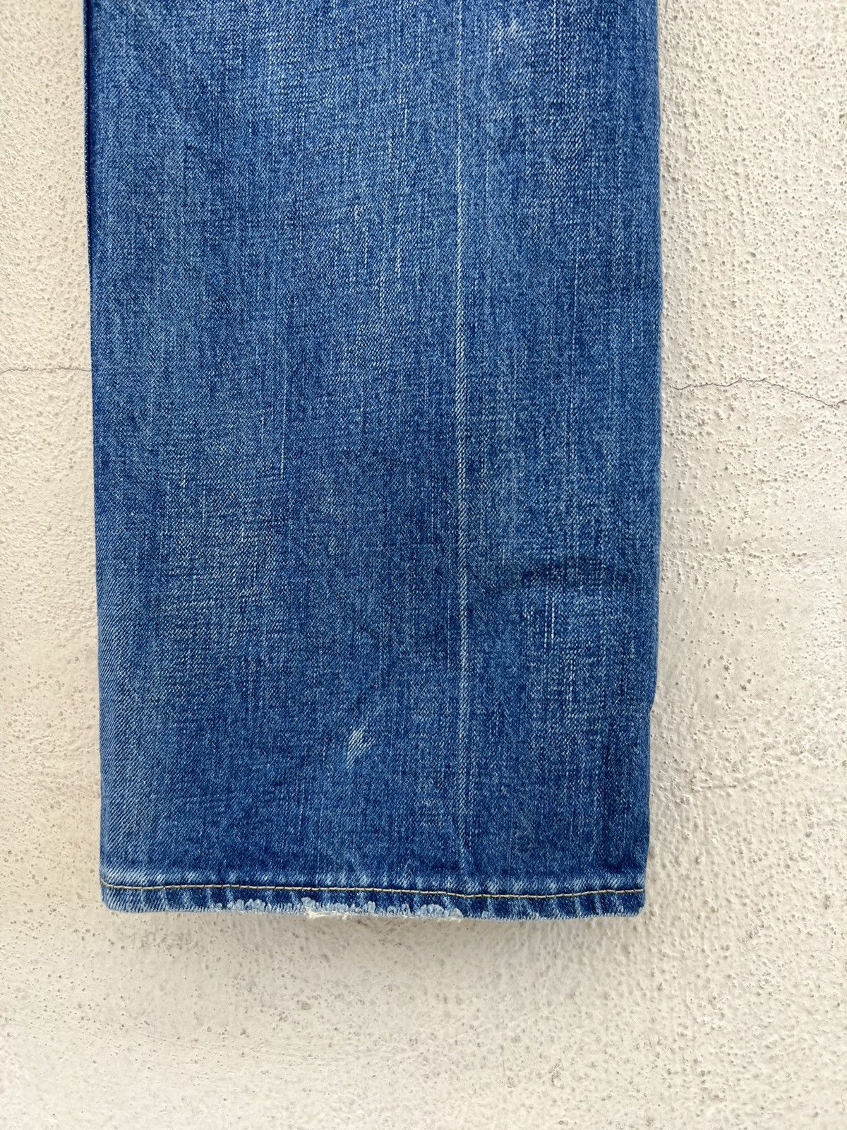 Chimala Chimala Japan Distressed Fade Denim Selvedge Jeans Size US 32 / EU 48 - 22 Thumbnail