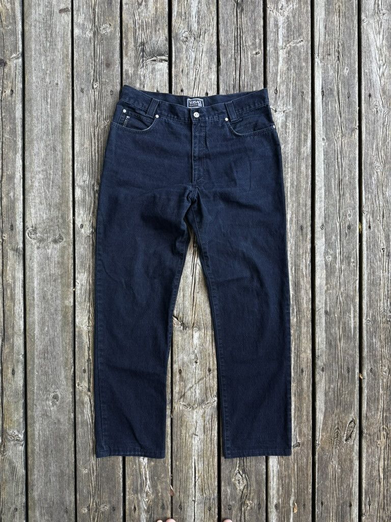 Versace V2 Classic Denim Jeans Size US 35 - 2 Thumbnail