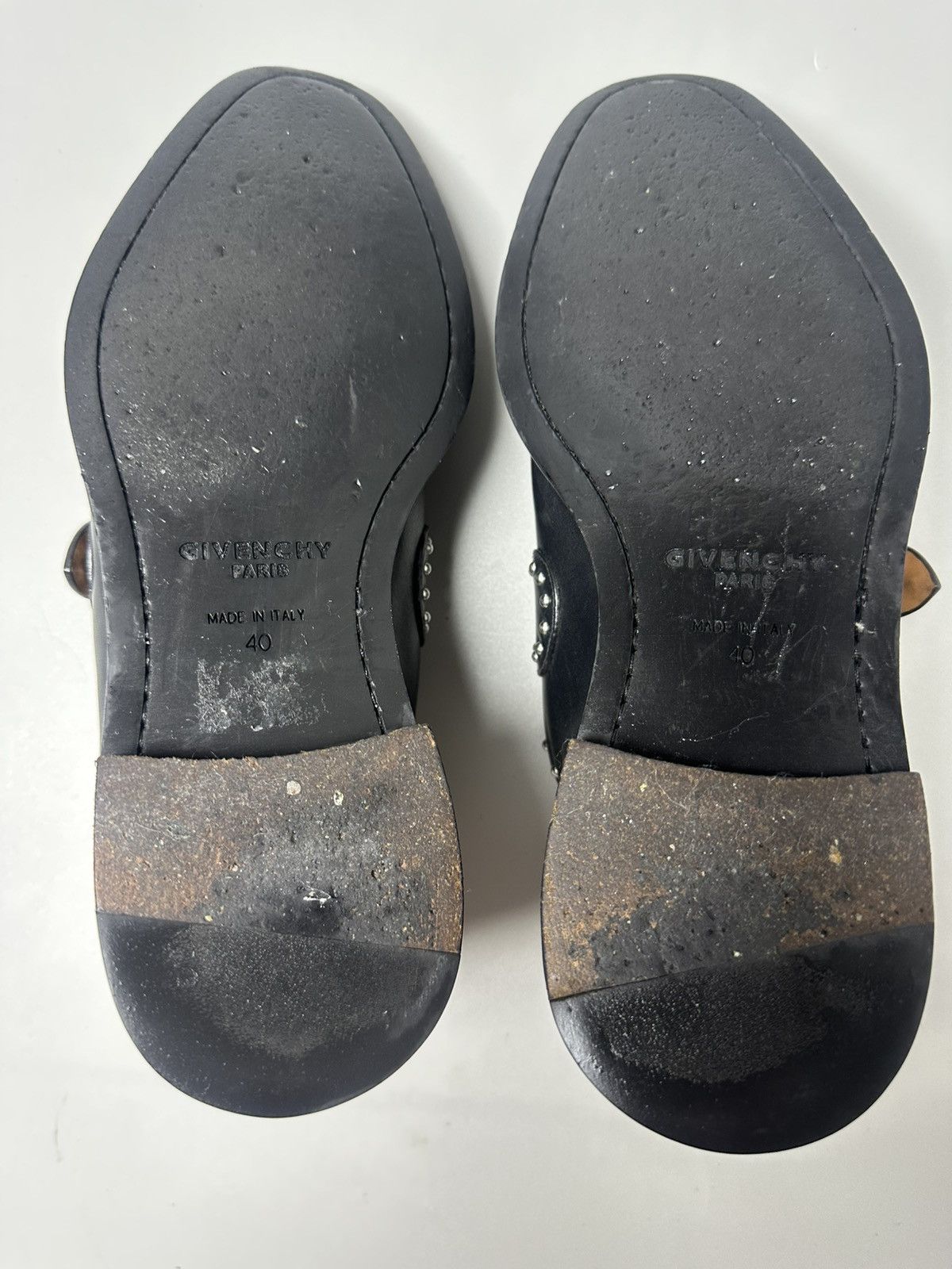 Givenchy Givenchy — Studded leather monk straps Size US 7 / EU 40 - 8 Thumbnail