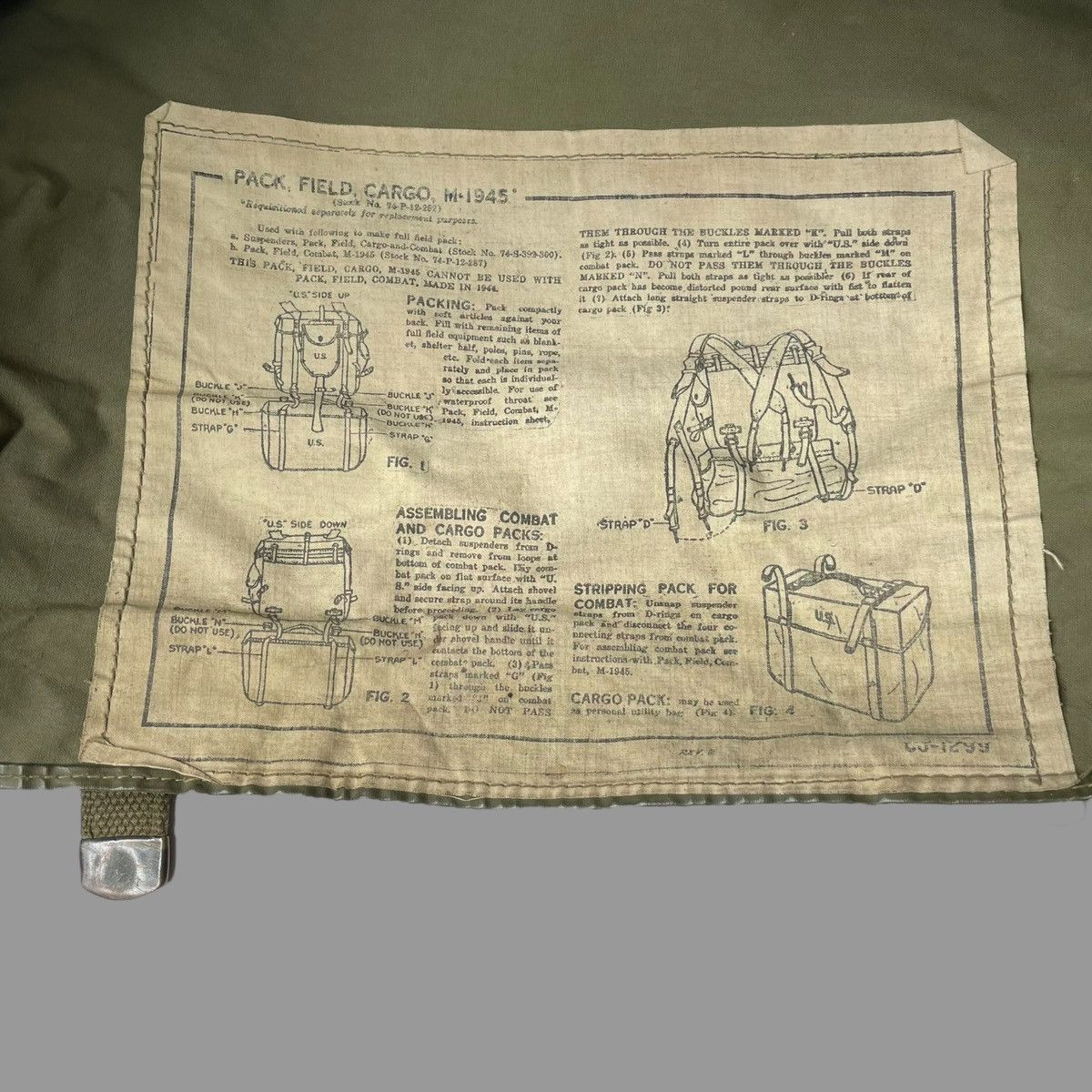 Vintage Vintage US military m-1945 combat pack Size ONE SIZE - 7 Thumbnail