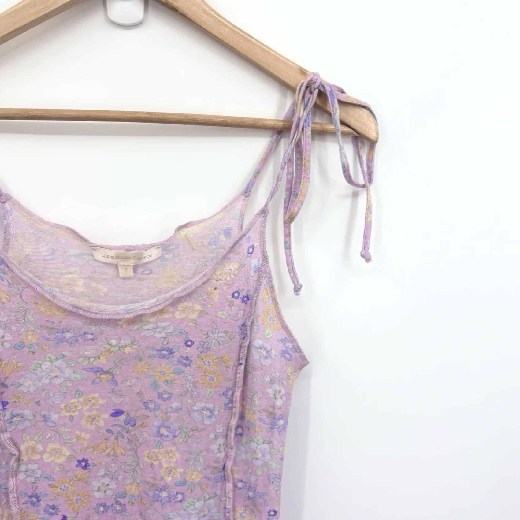 LoveShackFancy LoveShackFancy Dress Womens Small Fletcher Floral Boho Fairy Pastel Y2K Mini Size S / US 4 / IT 40 - 3 Thumbnail