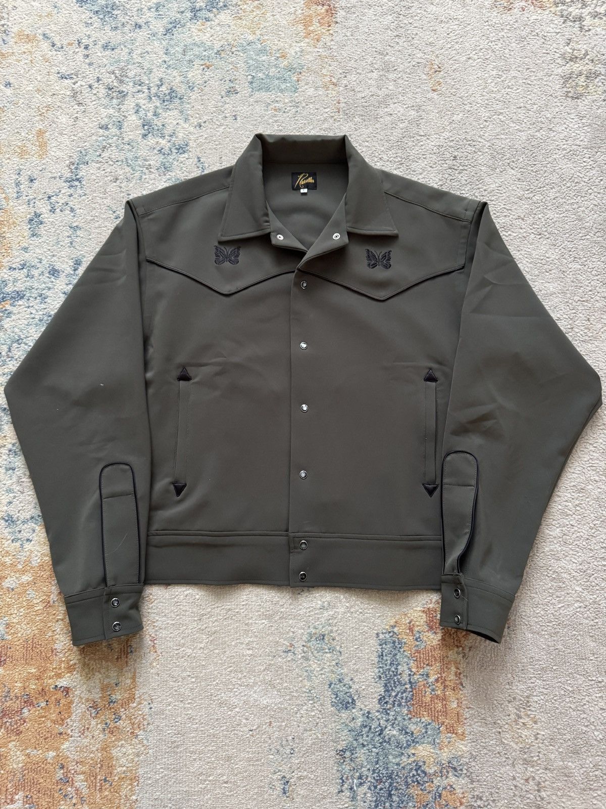Needles Needles Green Piping Cowboy Jacket Size US L / EU 52-54 / 3 - 1 Thumbnail