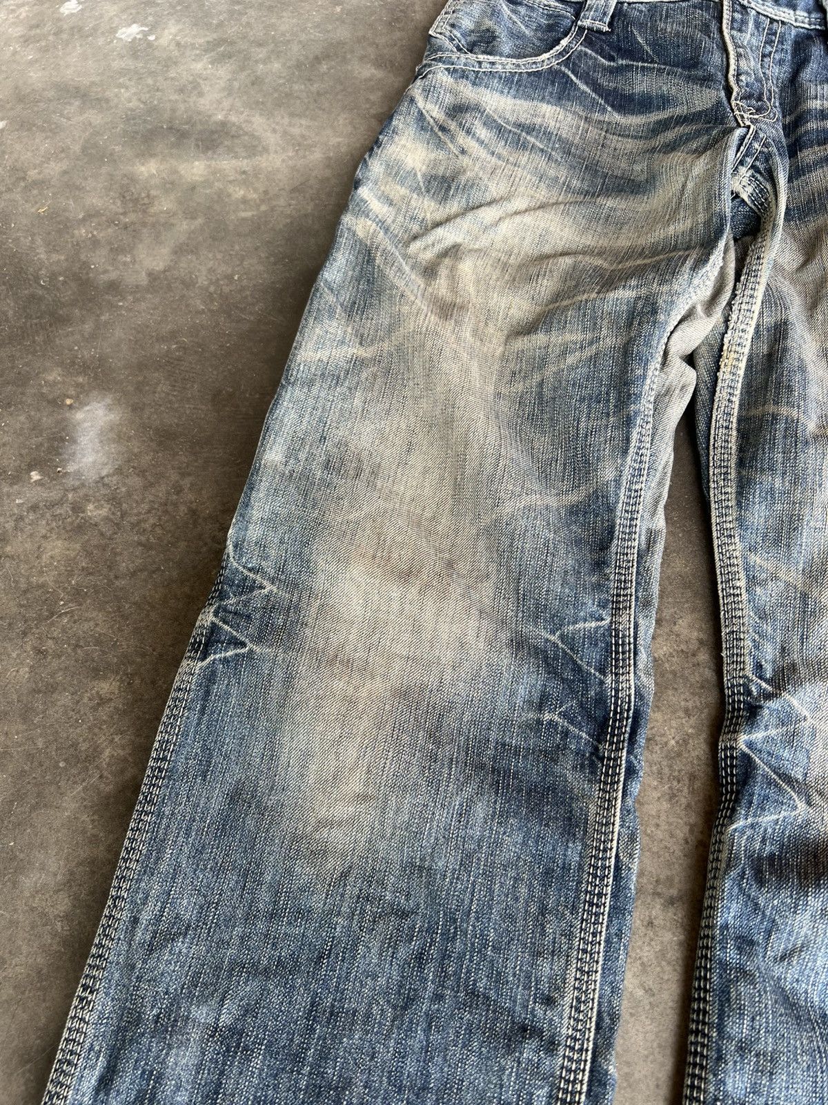 Edwin 💥Flare💥Edwin 503 Blue Trip Backle Back Jean Size US 30 / EU 46 - 10 Thumbnail