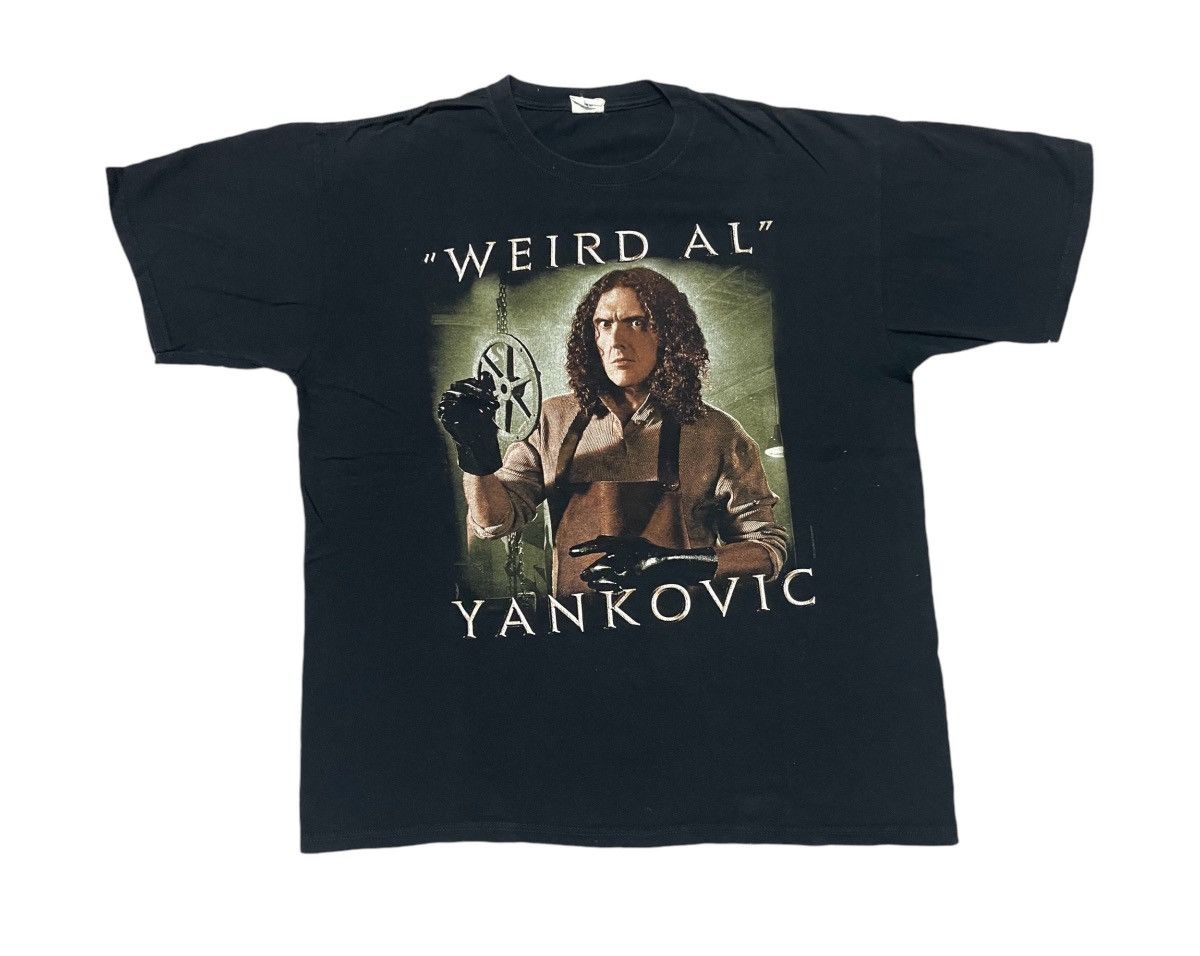 Pre-owned Grailed 2011 Weird Al Yankovic Anvil Men Short Sleeve Black Tshirt (size Xl)