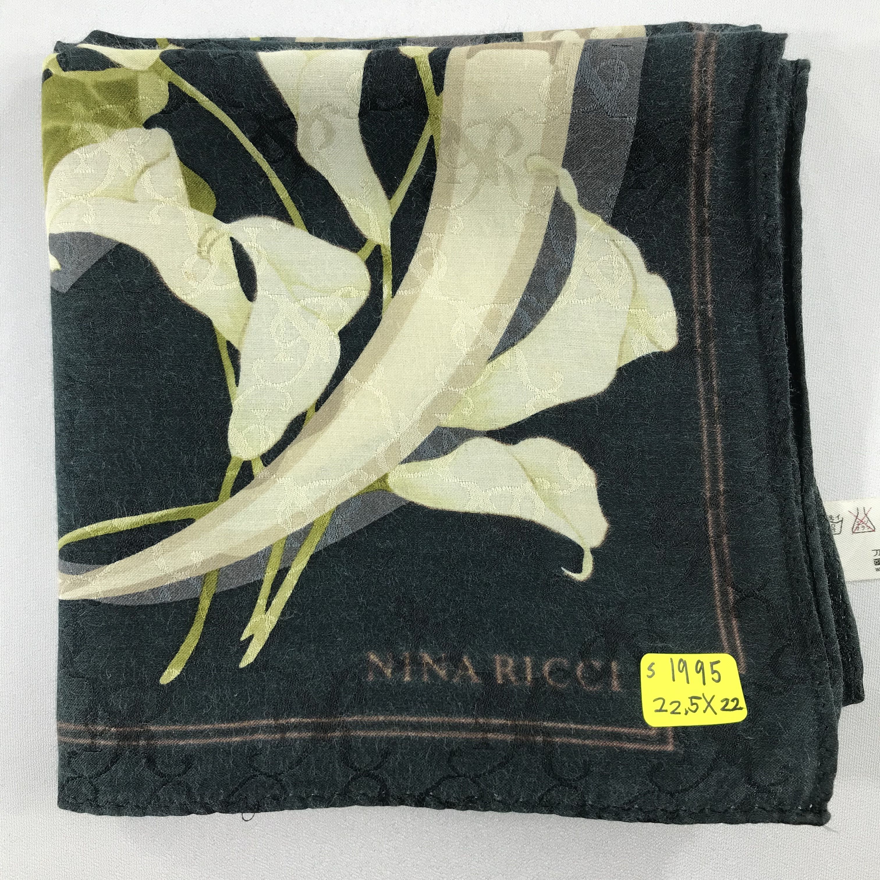 Nina Ricci × Vintage Nina Ricci Bandana / Handkerchief / Neckerchief -S1995 Size ONE SIZE - 5 Thumbnail