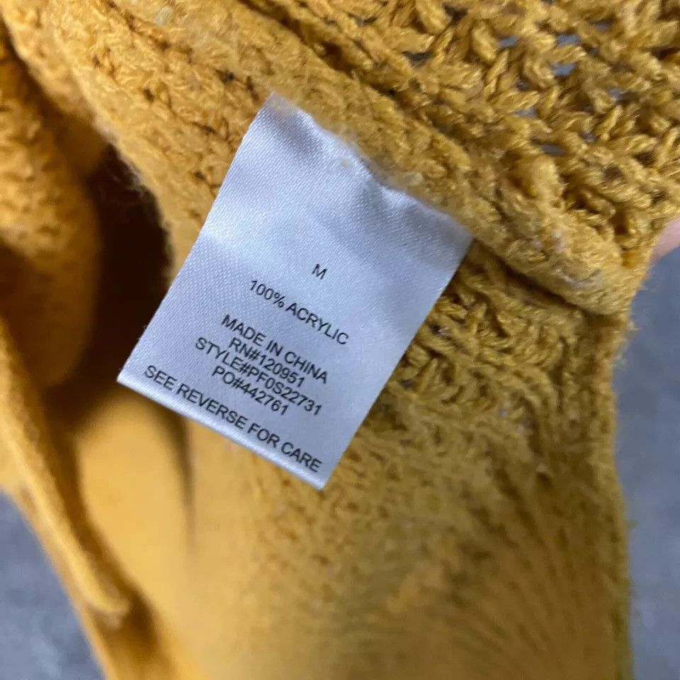 Other Pink Rose Sweater Women's Medium Pullover Yellow Knit M Size M / US 6-8 / IT 42-44 - 4 Thumbnail