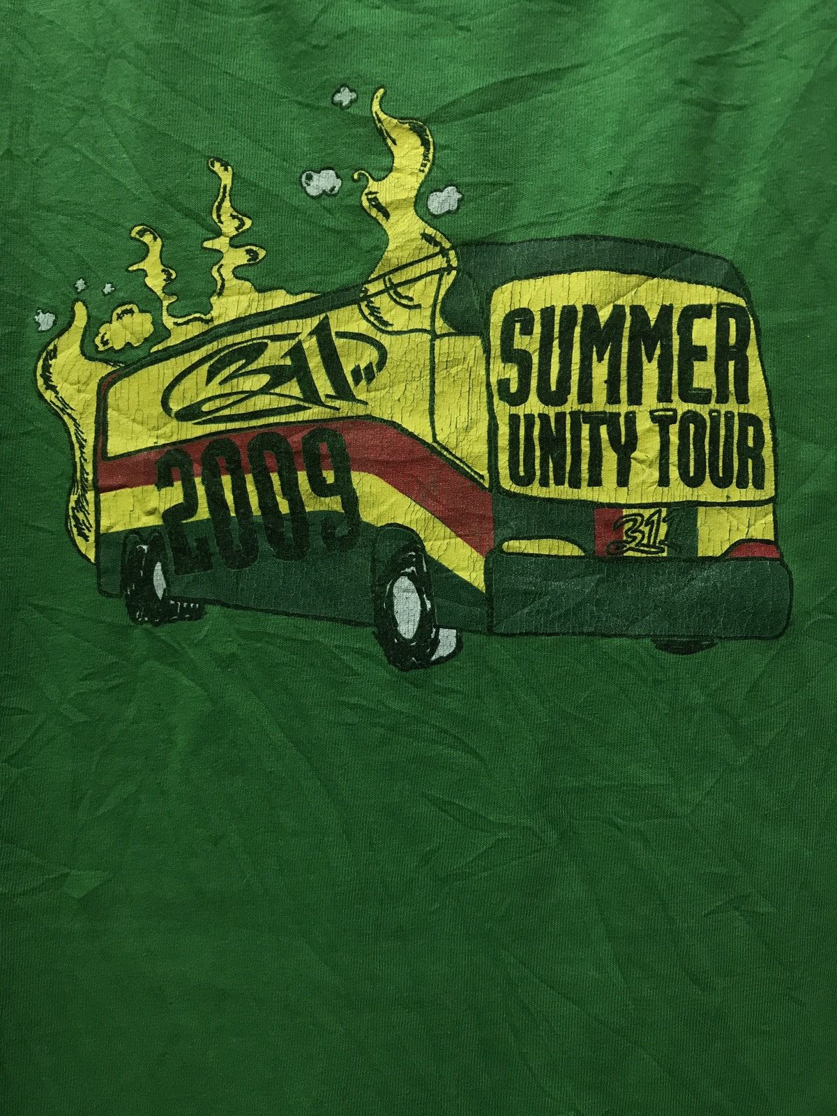 Band Tees × Japanese Brand × Vintage 2009 Three Eleven 311 Summer Unity Concert Tour T-Shirt Size US XL / EU 56 / 4 - 1 Thumbnail